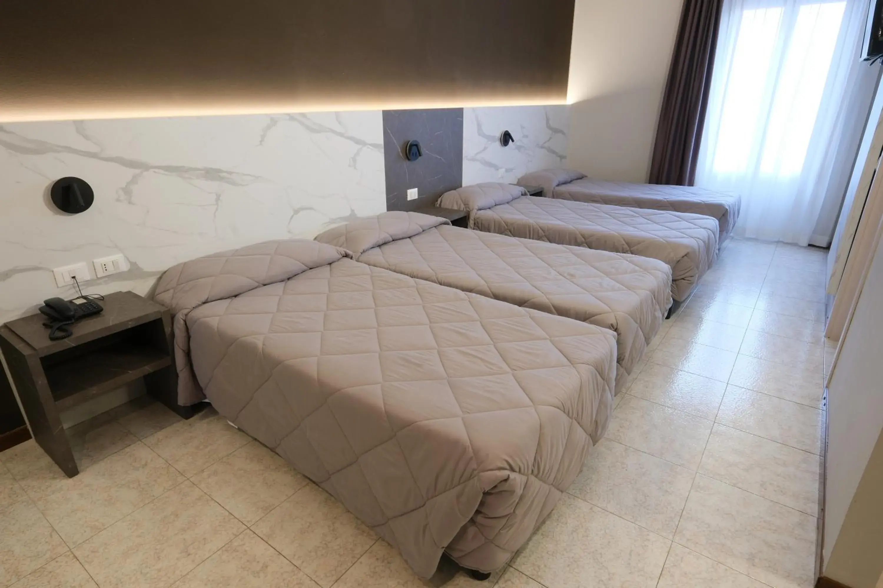 Bed in Hotel Mistral Bed in Hotel Mistral