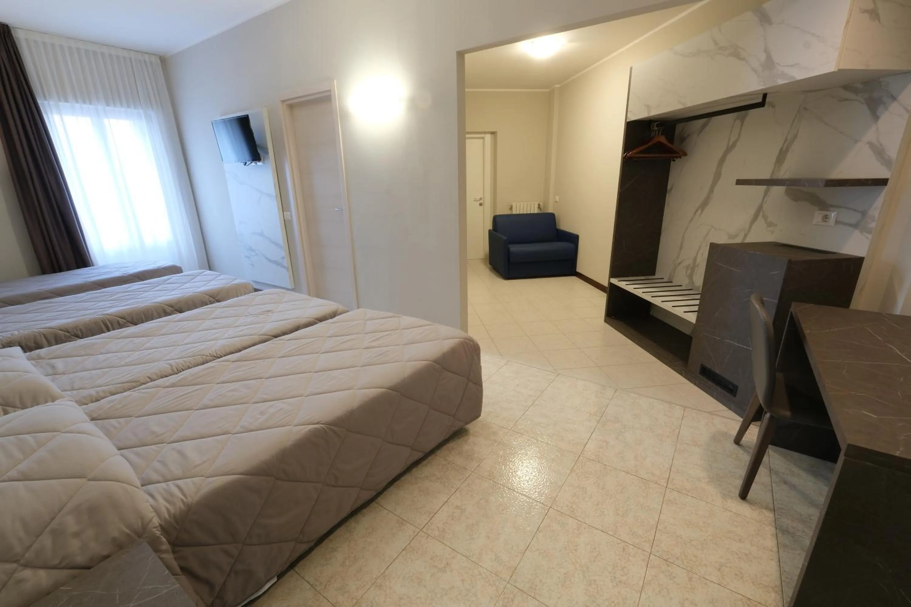 Bed in Hotel Mistral