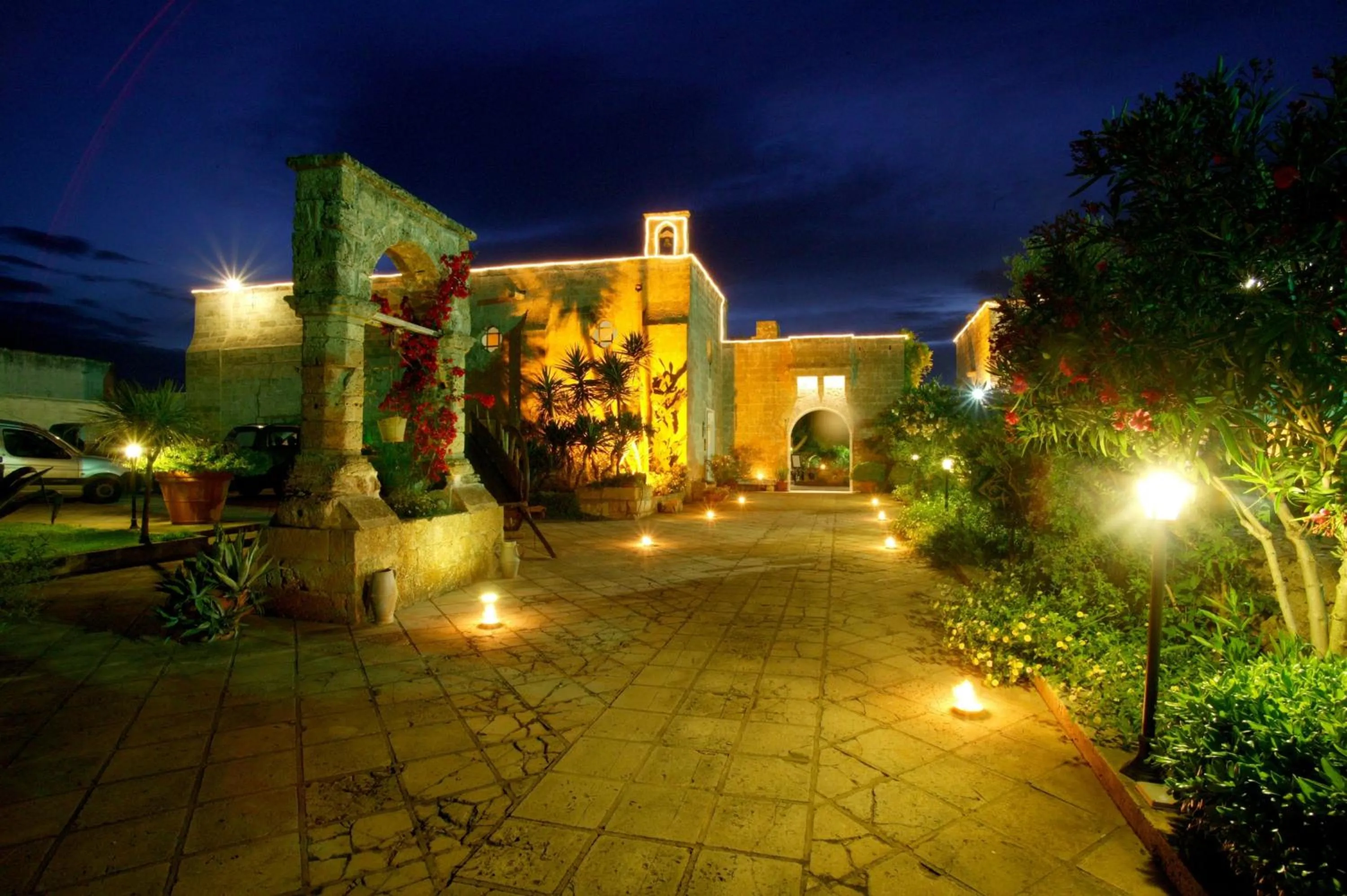 Facade/entrance in RELAIS MASSERIA CASINA DEI CARI