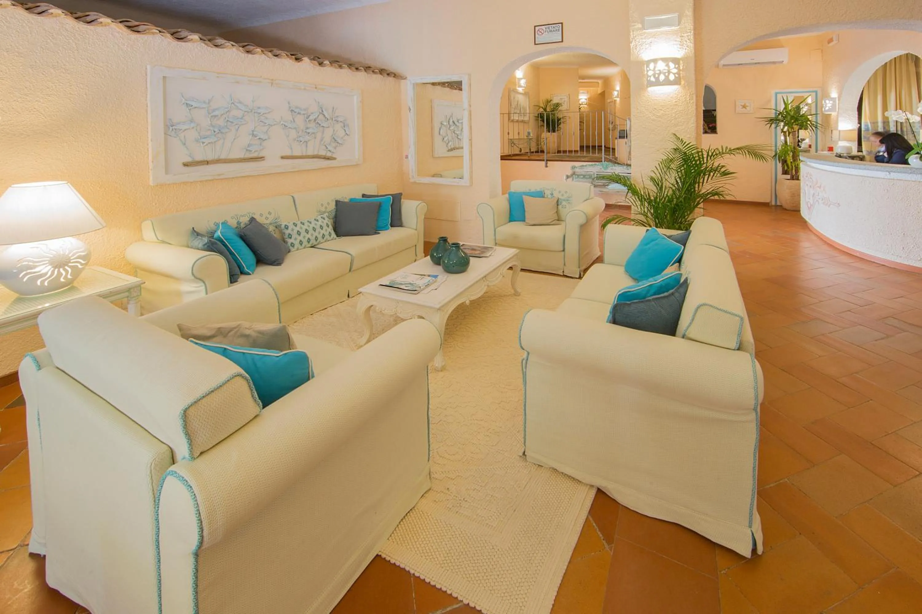 Communal lounge/ TV room in Hotel Colonna San Marco