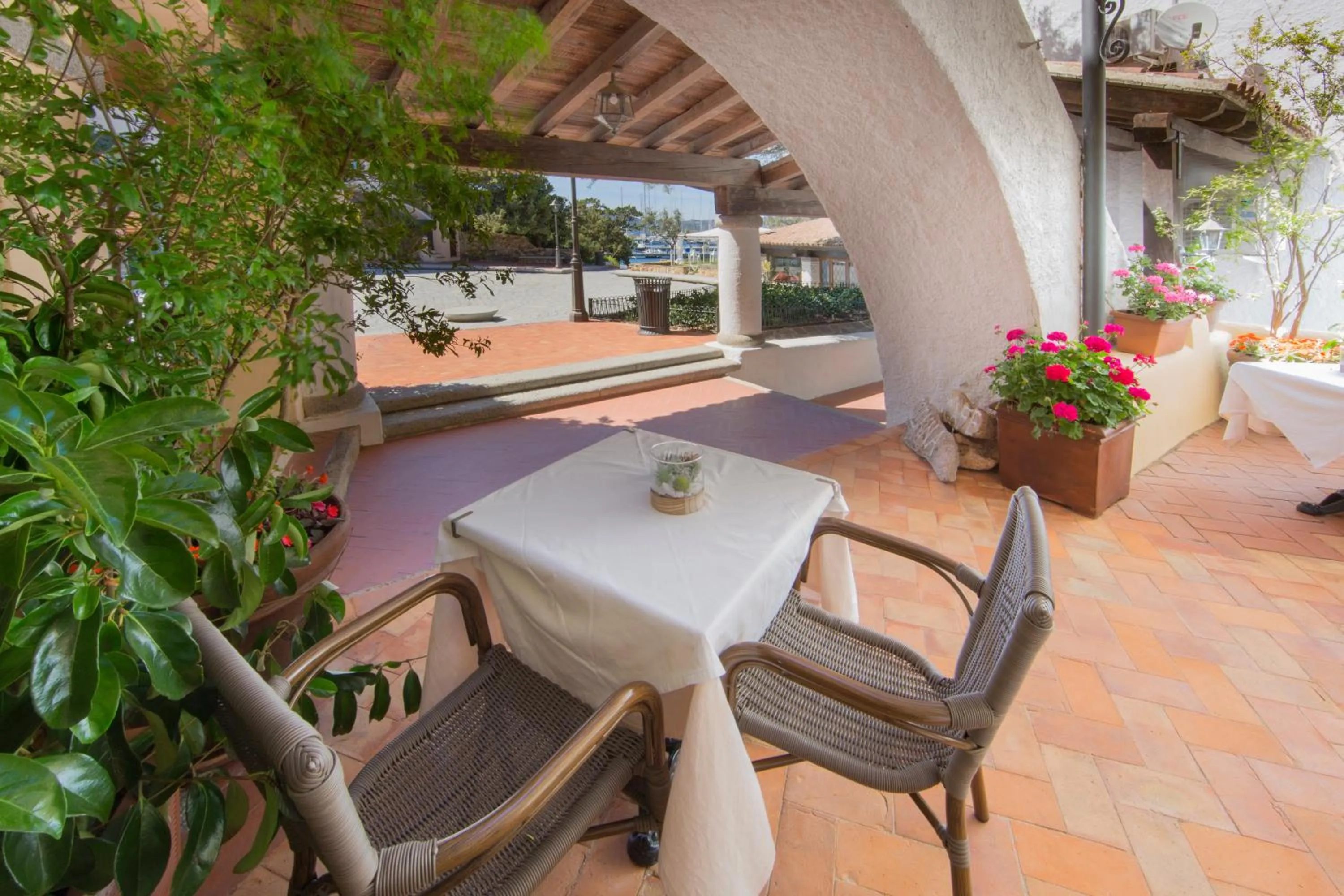 Patio in Hotel Colonna San Marco