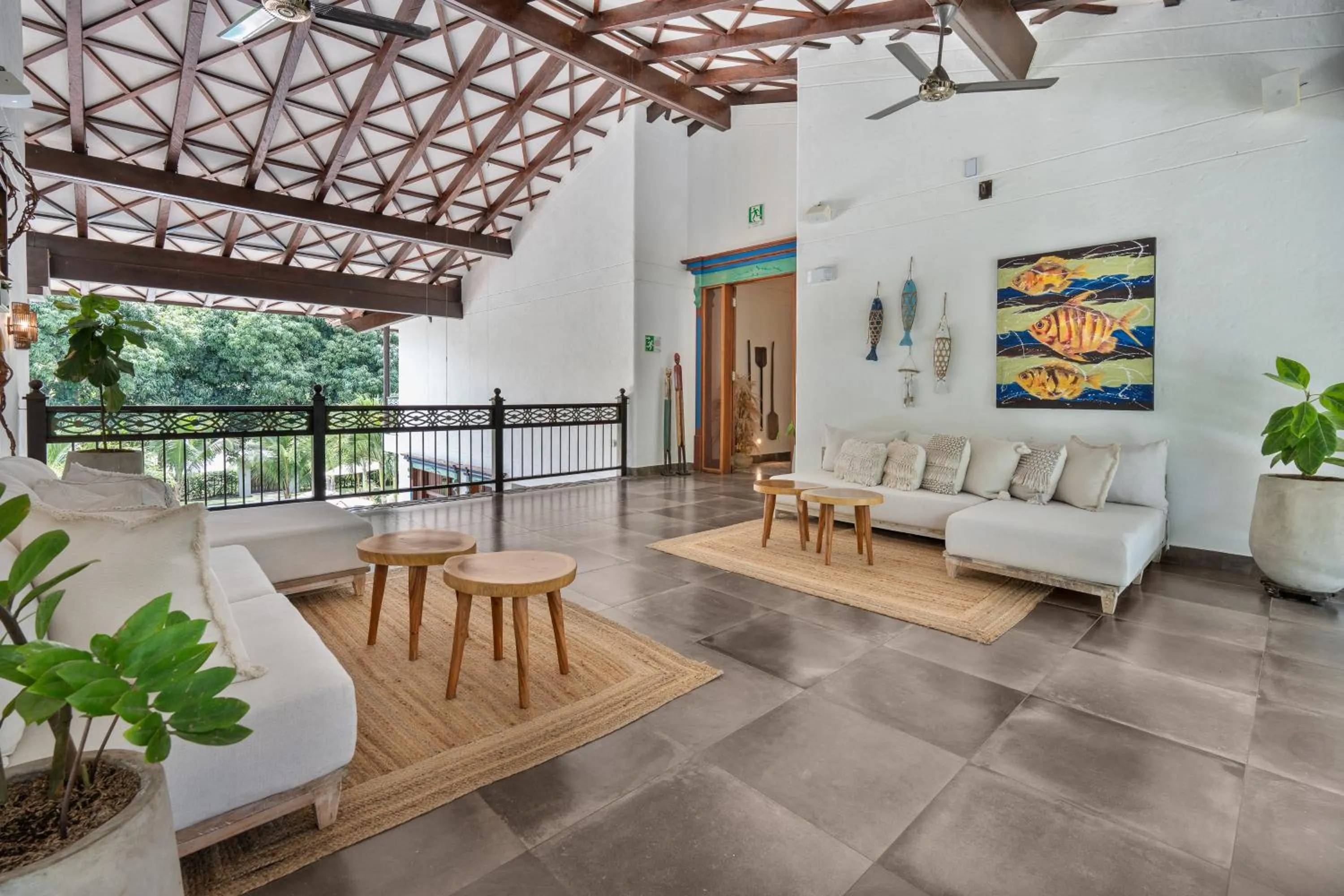 Balcony/Terrace in Casa Jacaranda Hotel Boutique -Cauca Viejo- Mayores de 14 años