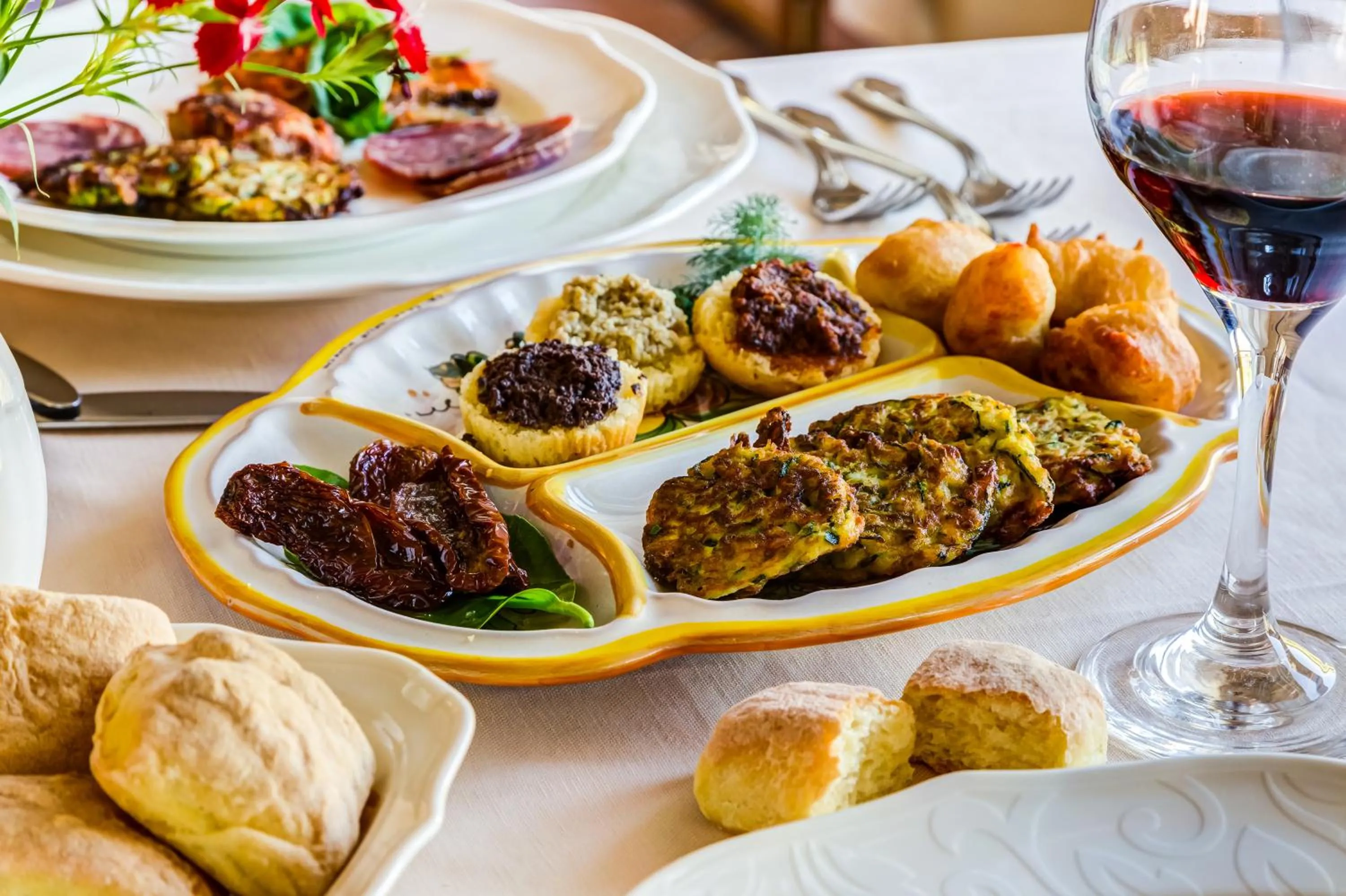 Food in La Casa delle Monache Country Resort