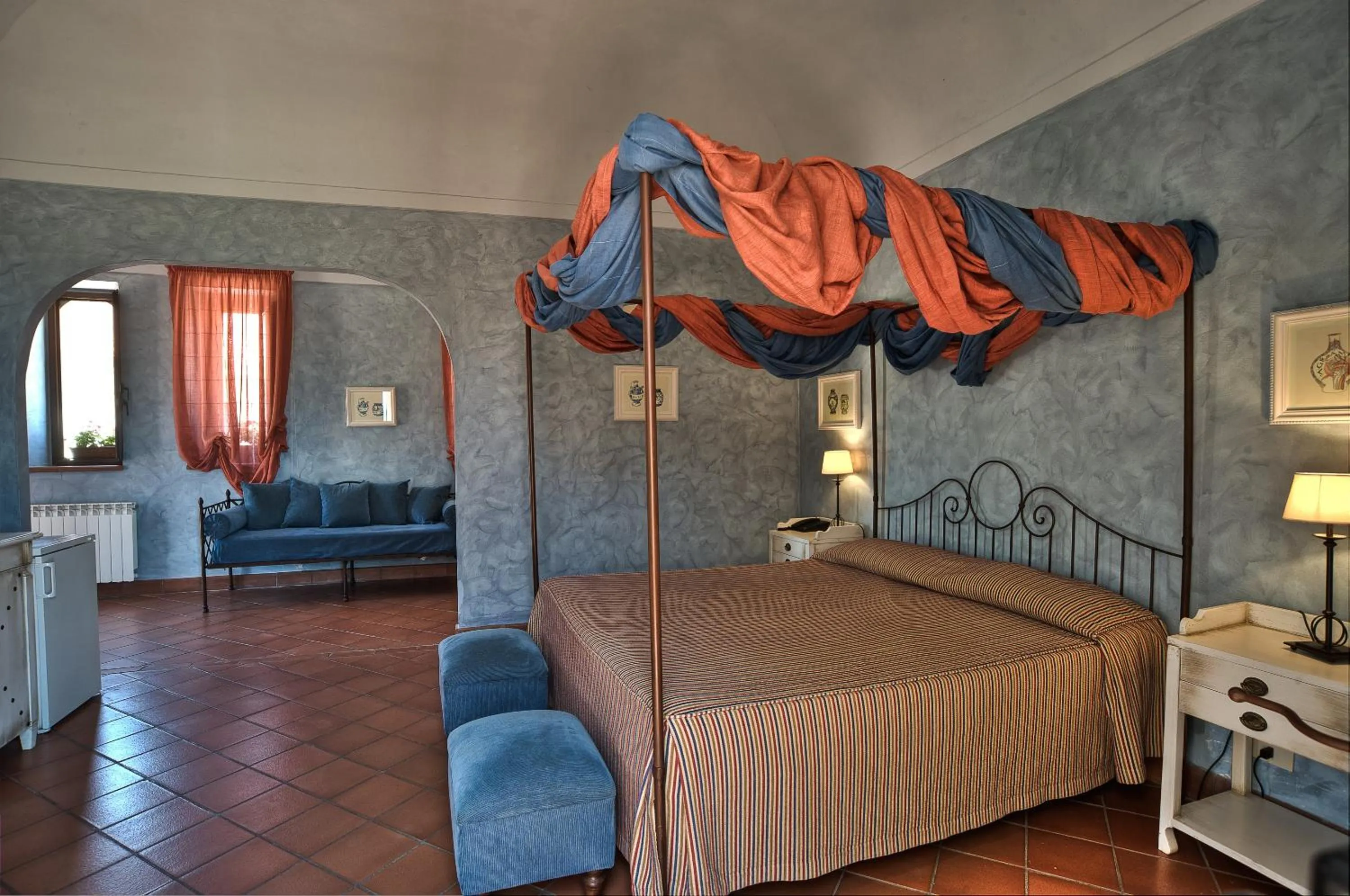 Bed in La Casa delle Monache Country Resort