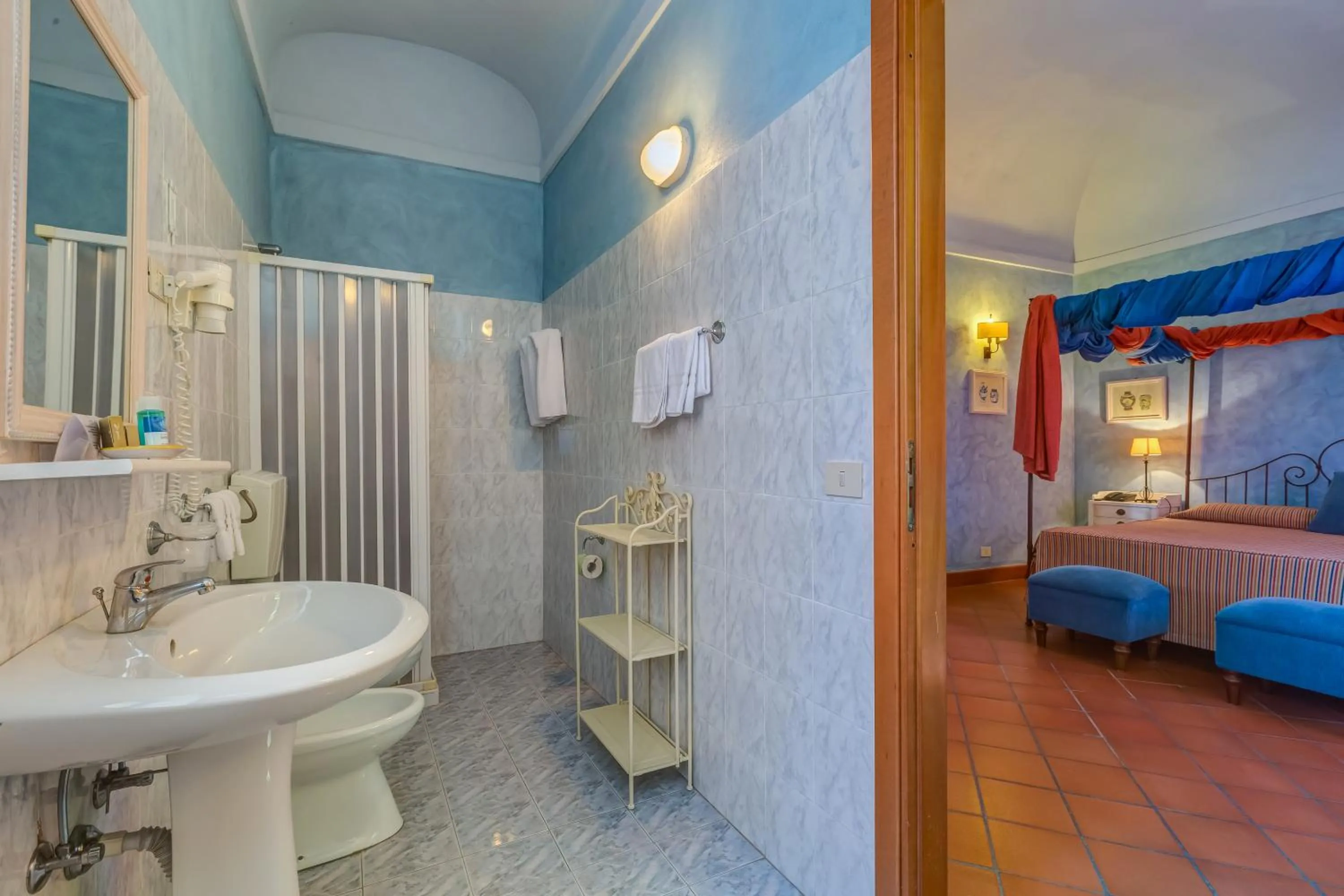 Bed in La Casa delle Monache Country Resort