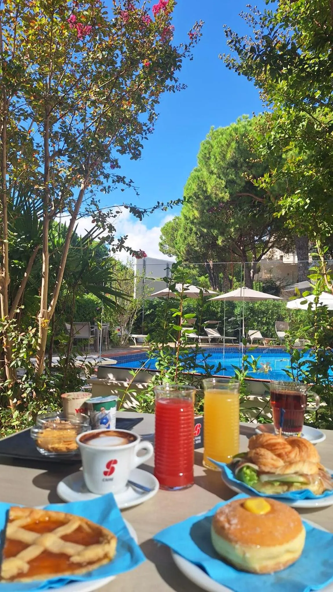 Swimming pool in Hotel Schiller