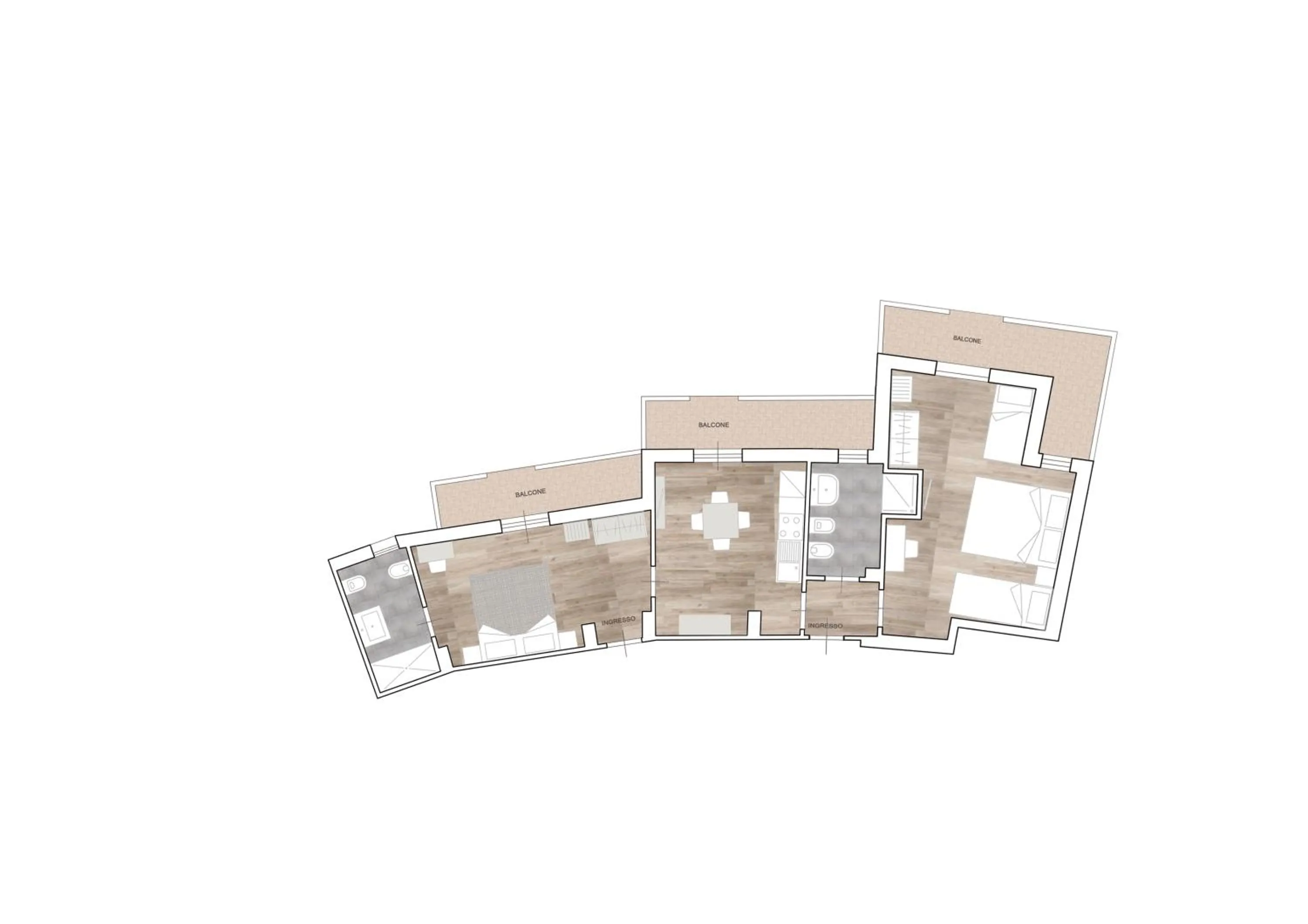 Floor plan in Hotel Schiller