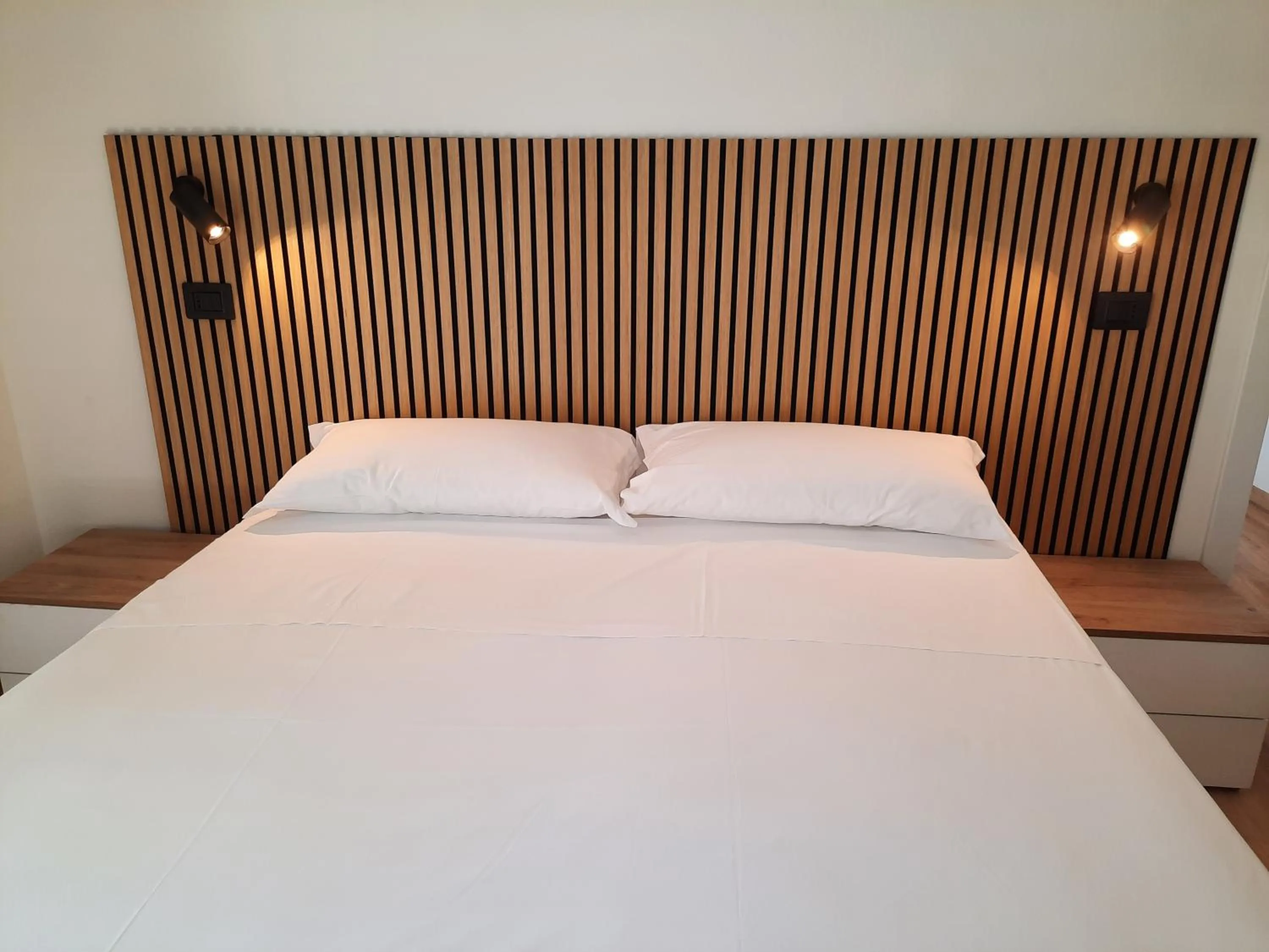 Bed in Hotel Schiller
