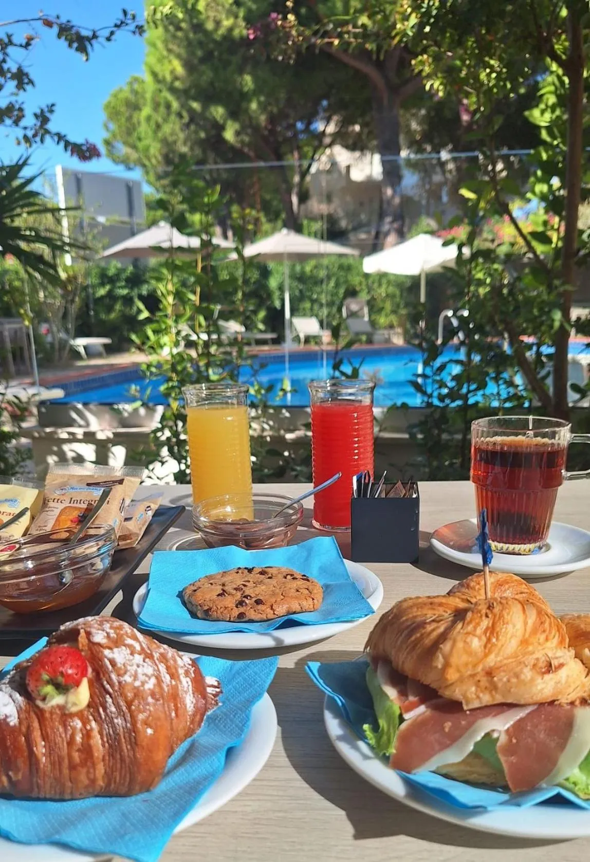 Swimming pool in Hotel Schiller