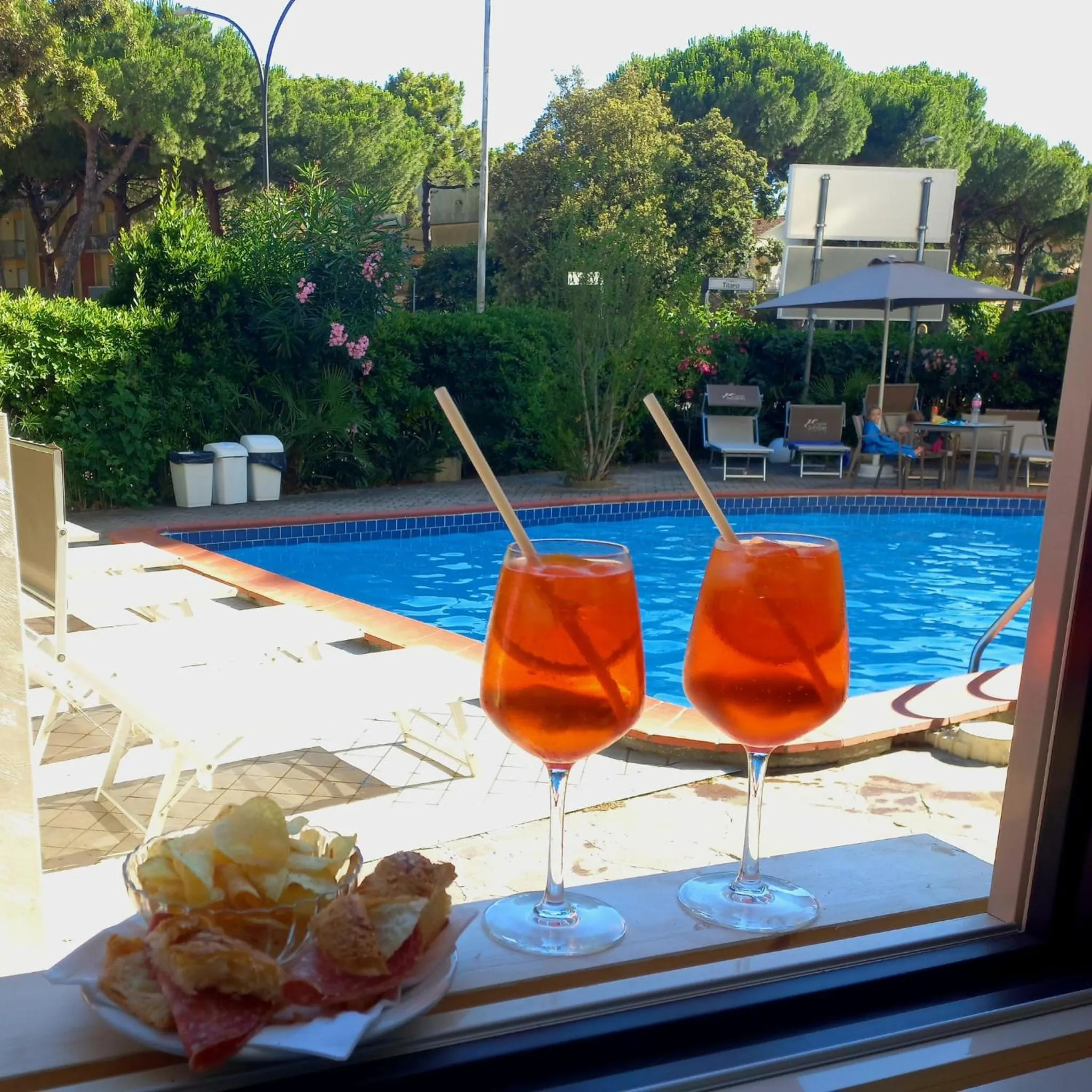 Swimming pool in Hotel Schiller