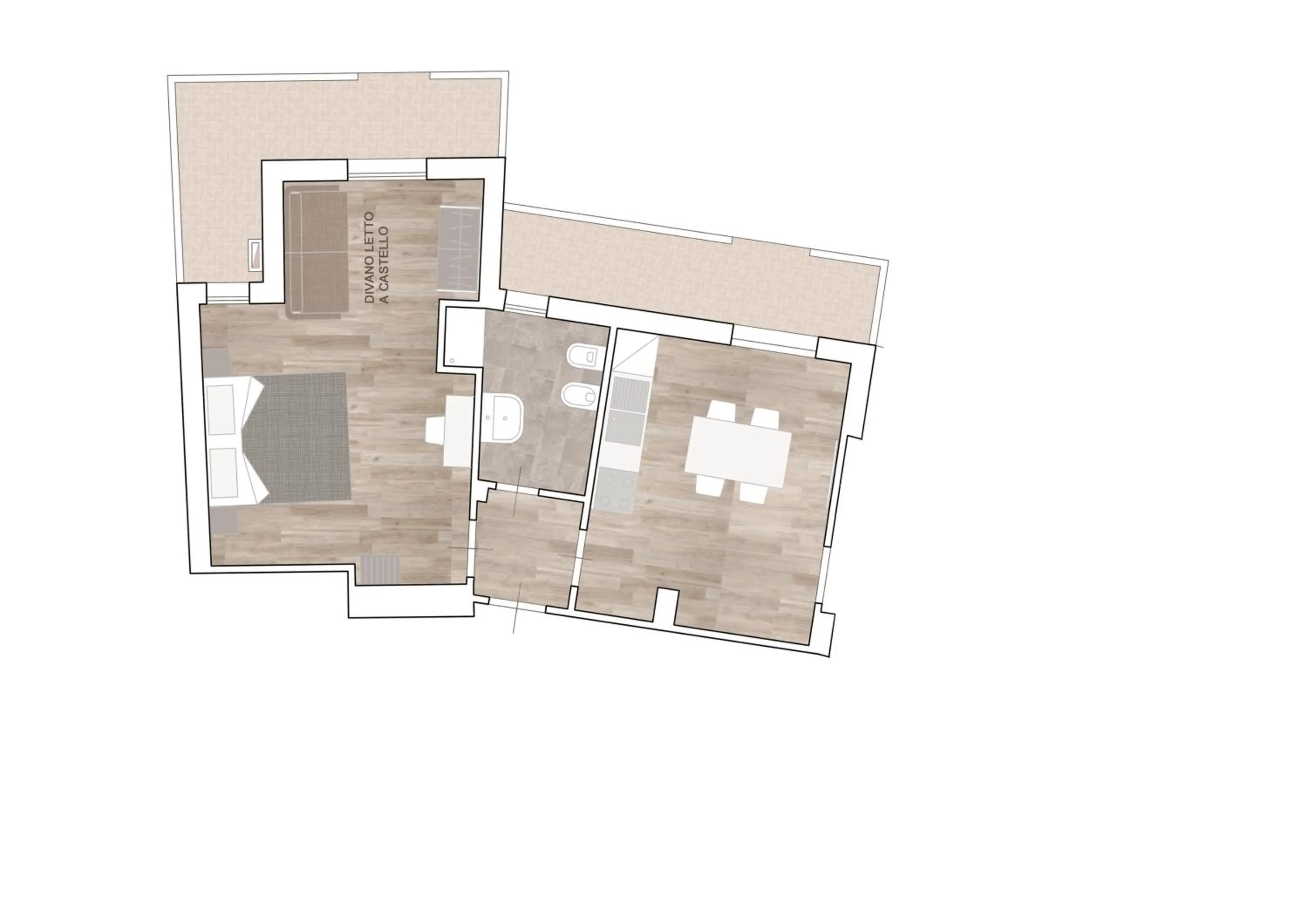 Floor plan in Hotel Schiller