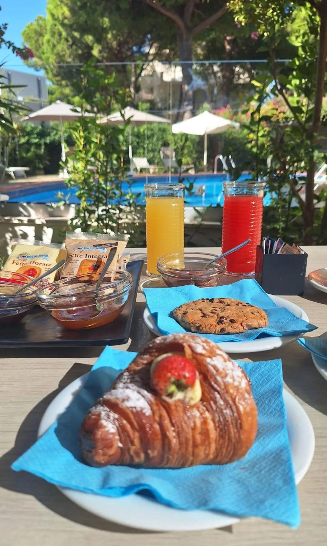 Swimming pool in Hotel Schiller