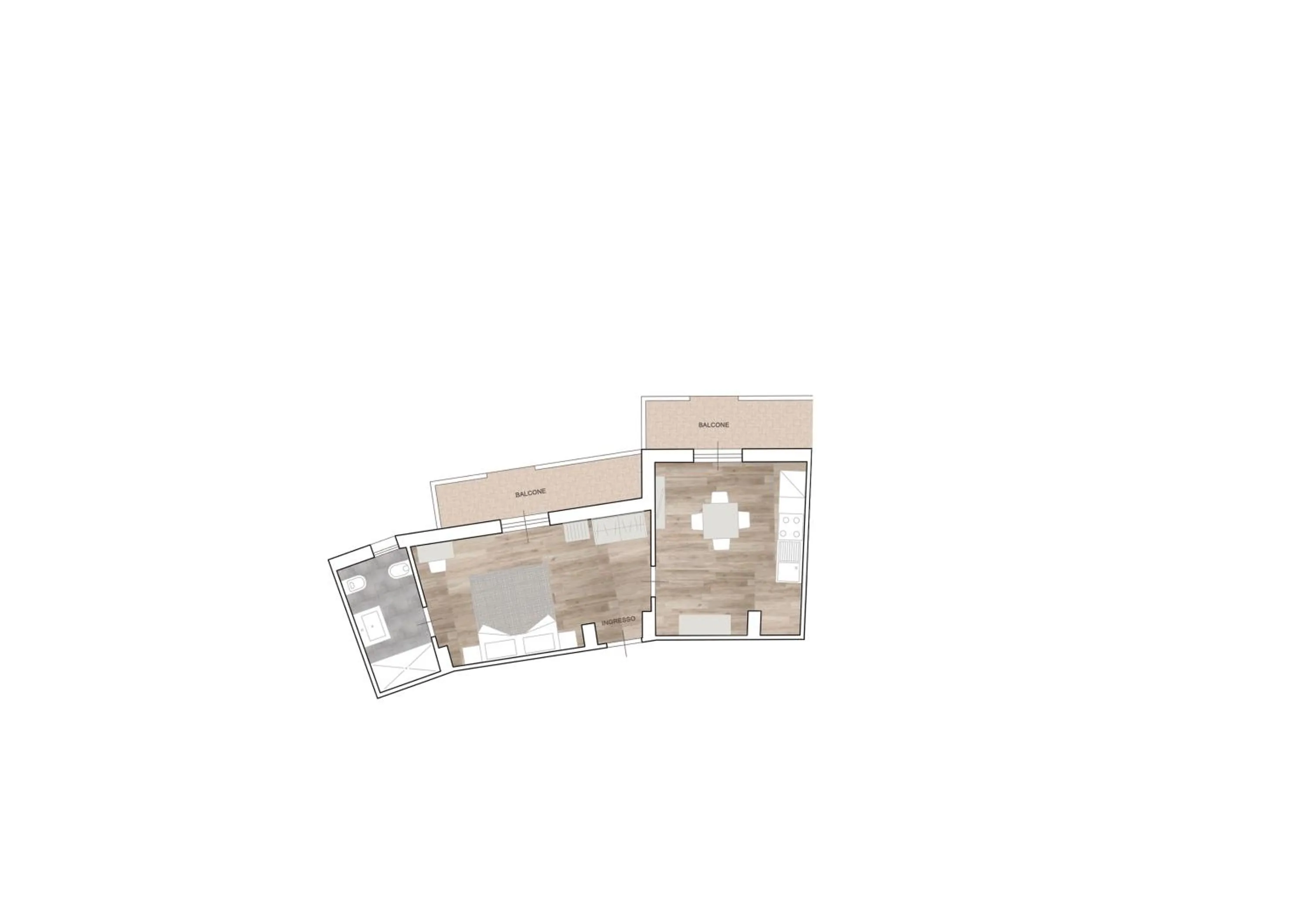 Floor plan in Hotel Schiller