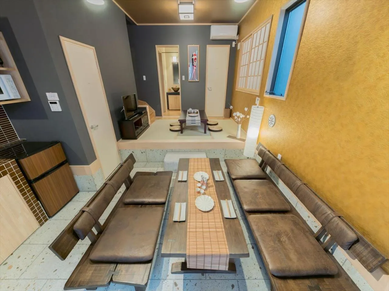 Living room in YADOYA Negishi