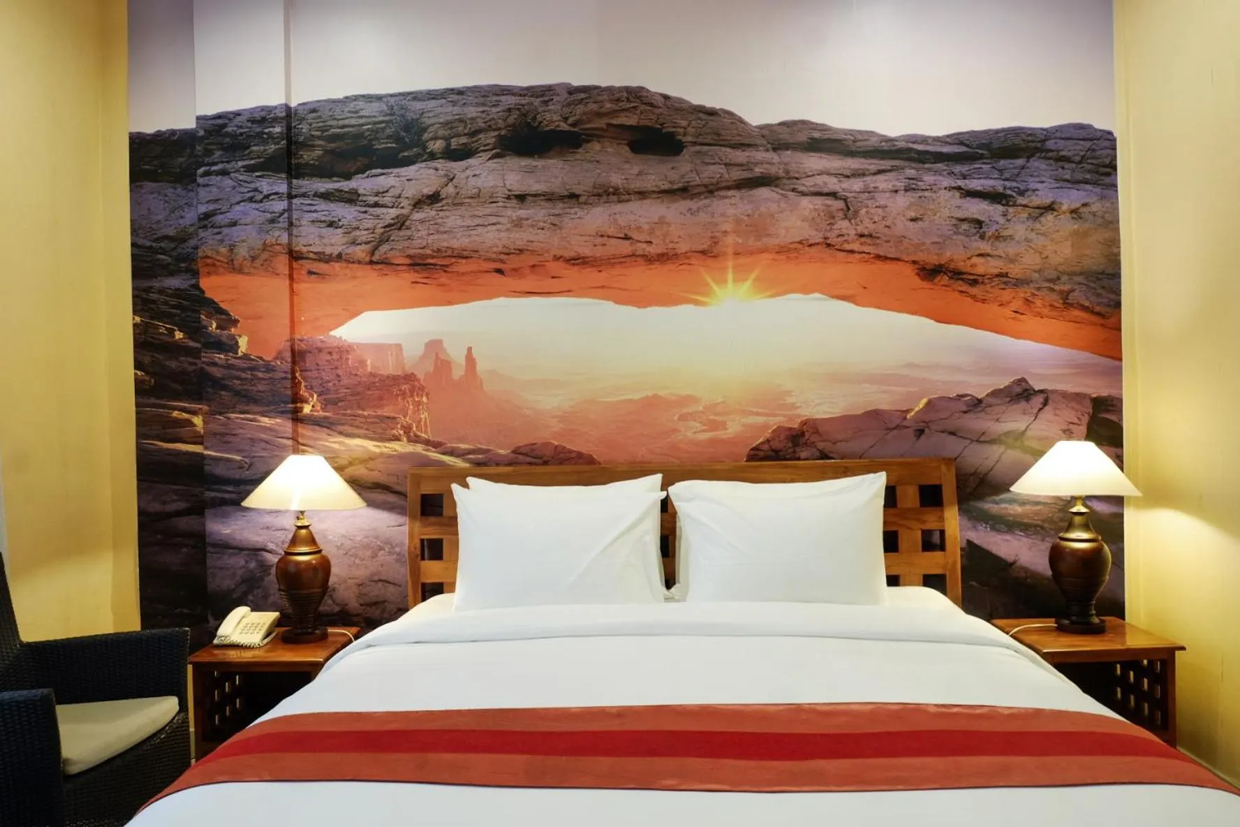 Bed in Su's Cottages Legian