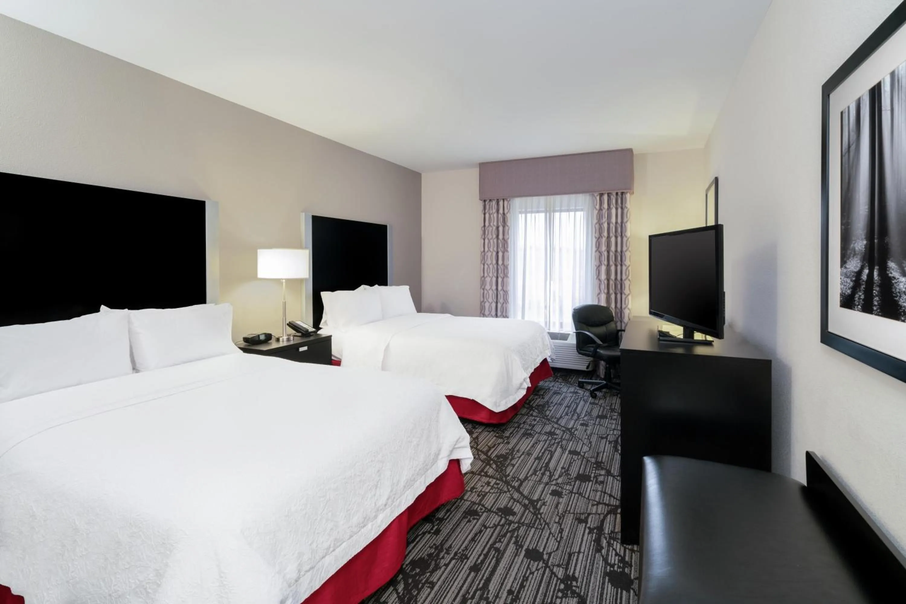 Bedroom, Bed in Hampton Inn and Suites Roanoke Airport/Valley View Mall