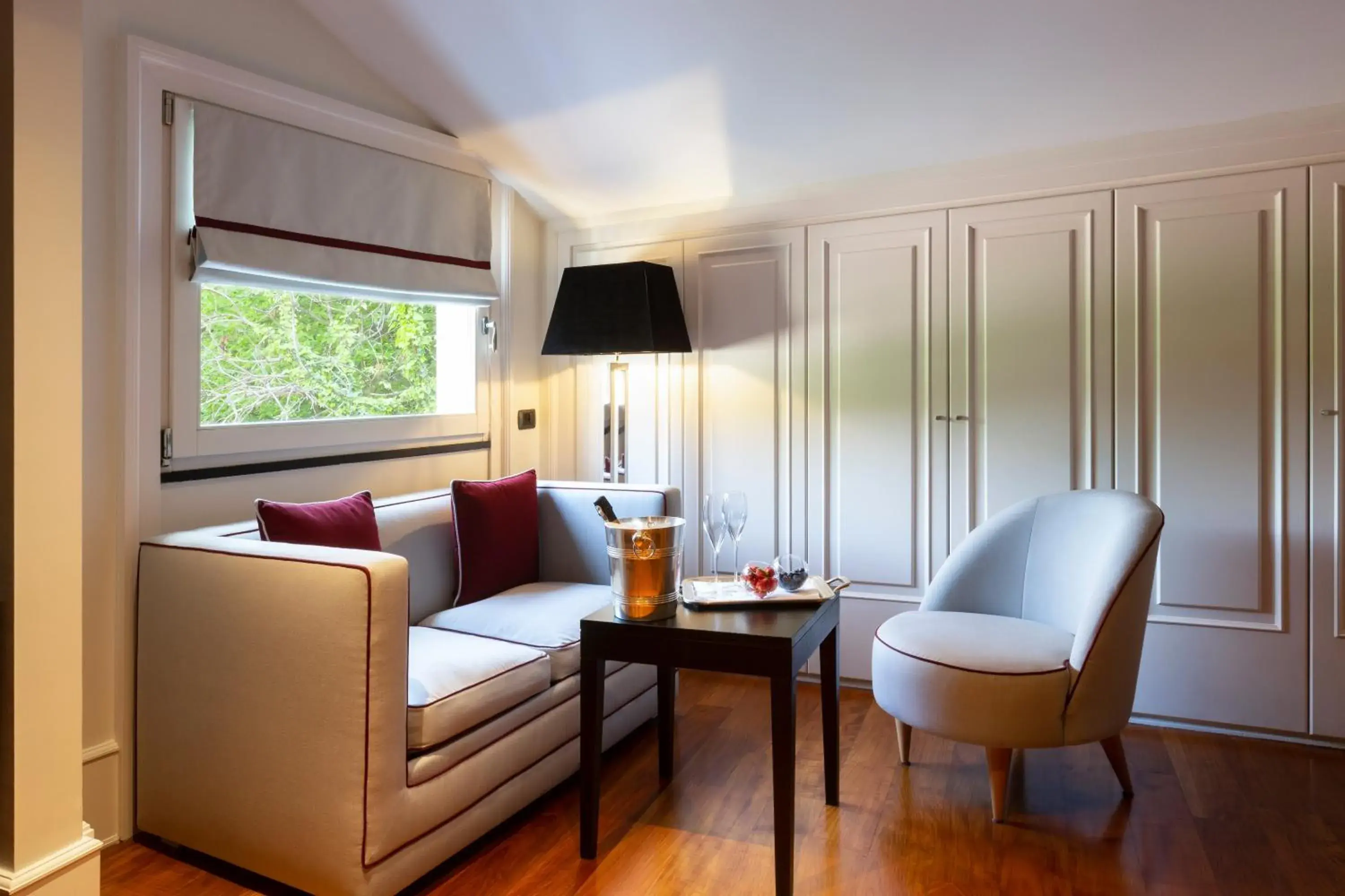 Seating area, Bed in Eight Hotel Portofino Seating area, Bed in Eight Hotel Portofino