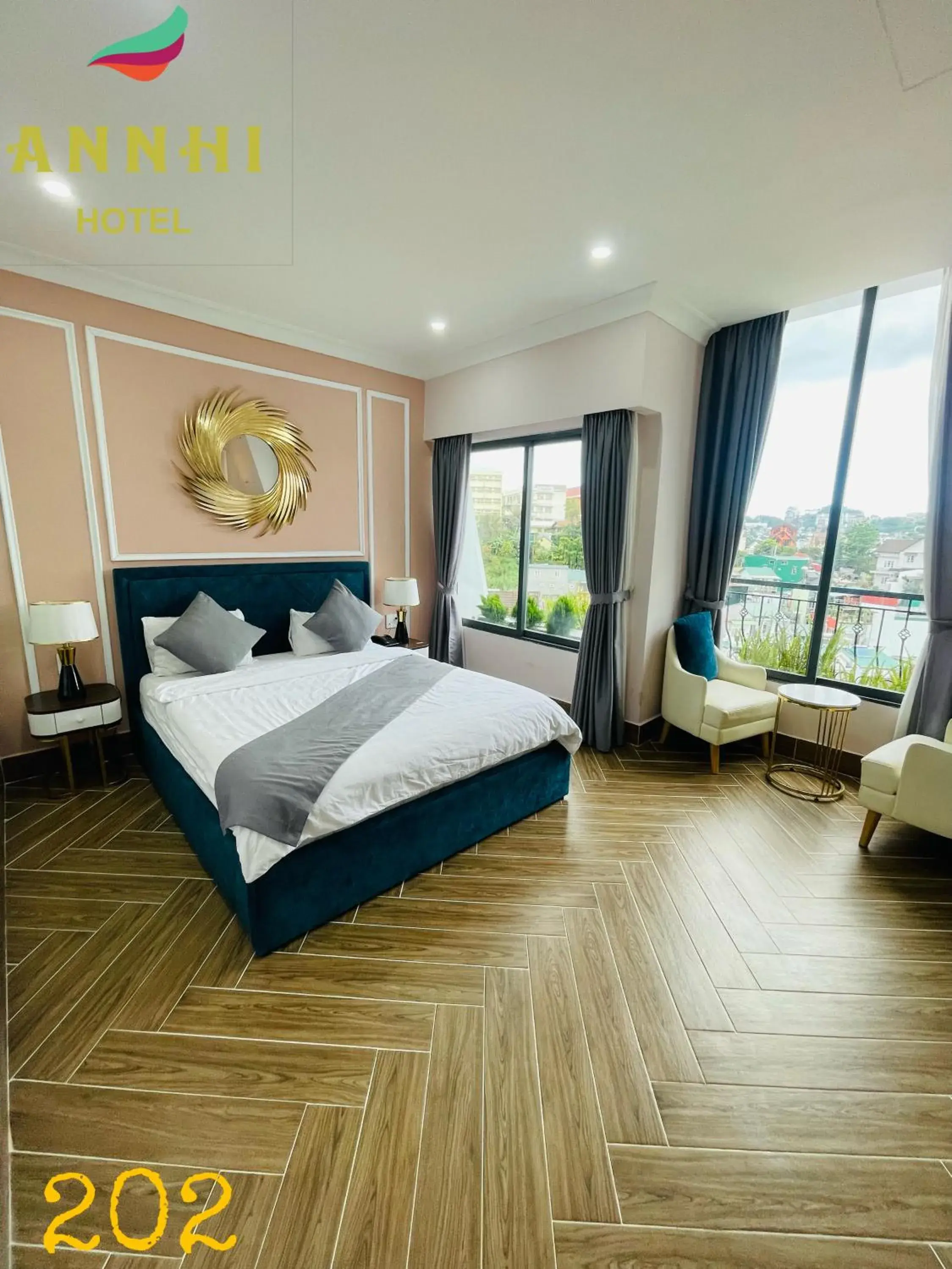 Bed in An Nhi Hotel Bed in An Nhi Hotel