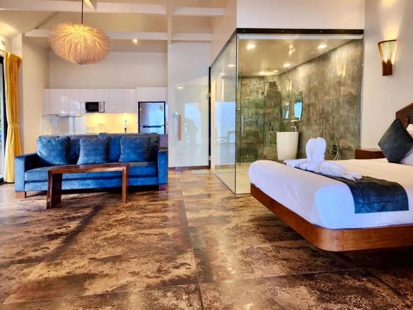 Photo of the whole room in Absolute Beachfront Villas