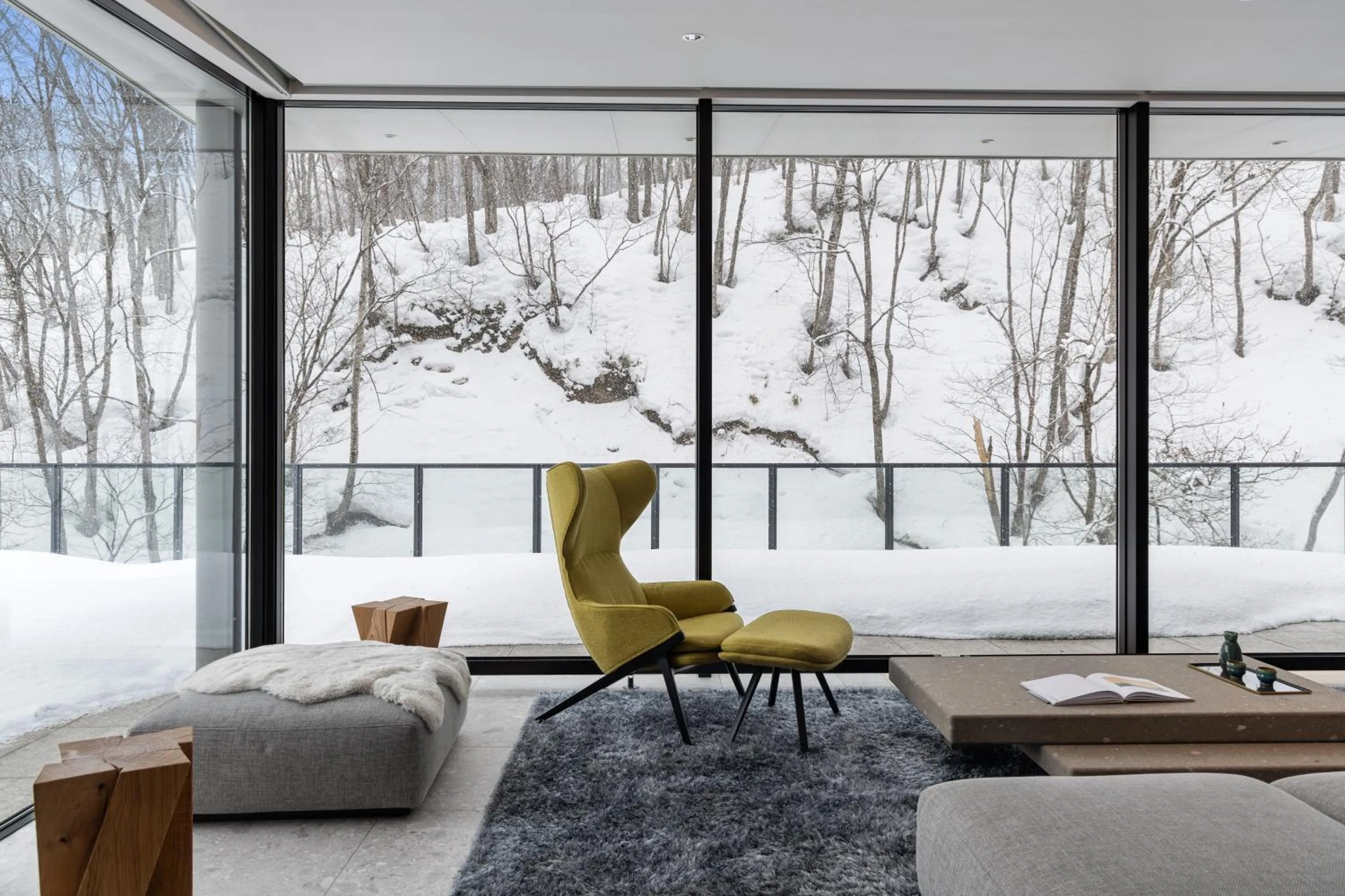 Living room in YAMAKEI Residences