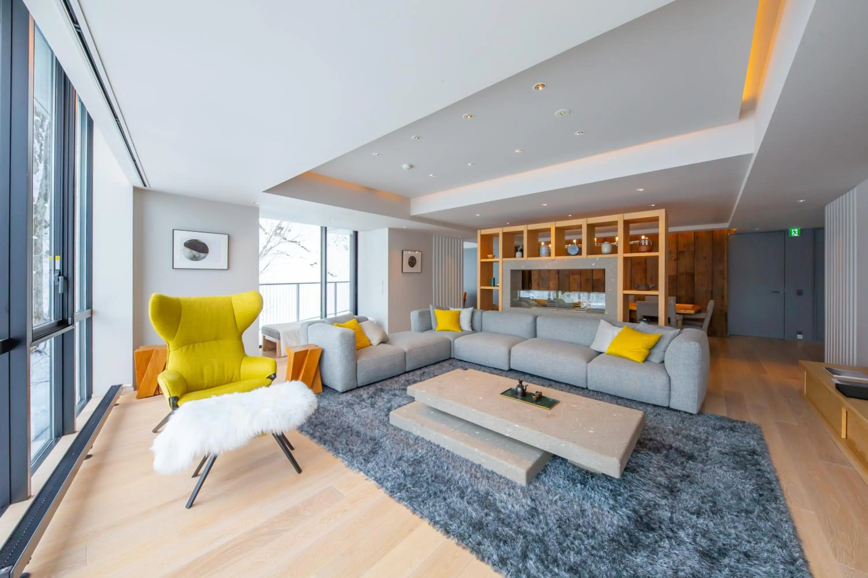 Living room in YAMAKEI Residences