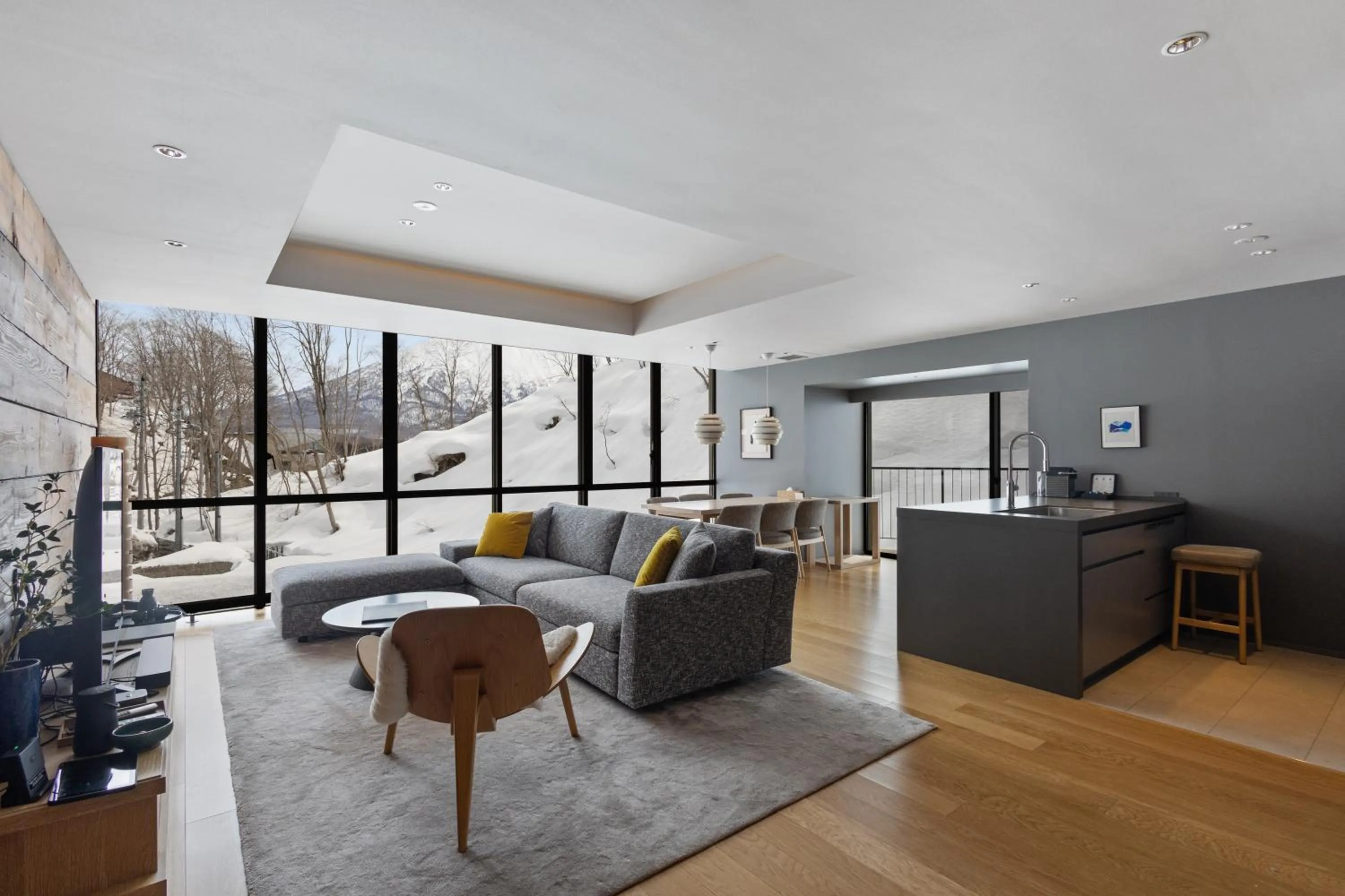 Living room in YAMAKEI Residences