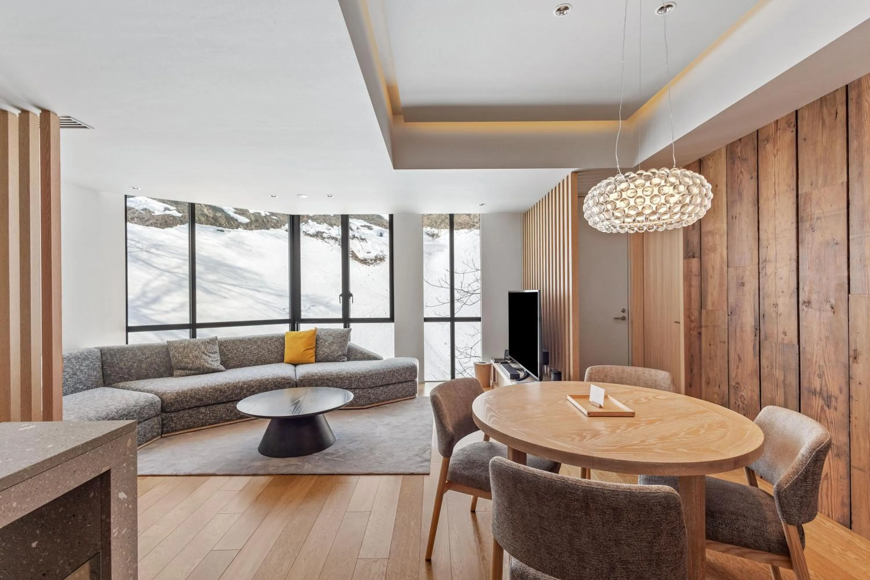 Living room in YAMAKEI Residences