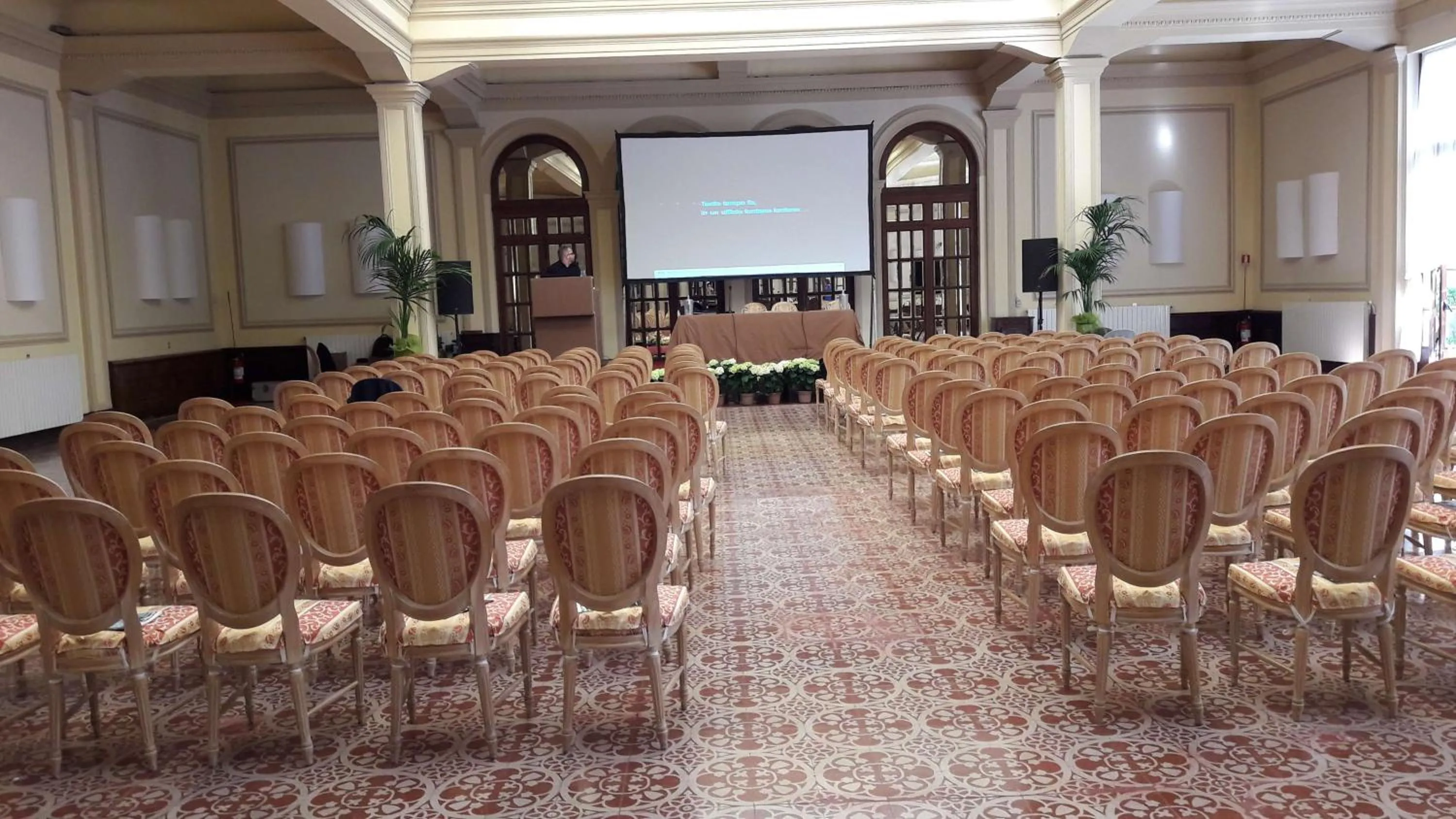 On site in Grand Hotel Royal