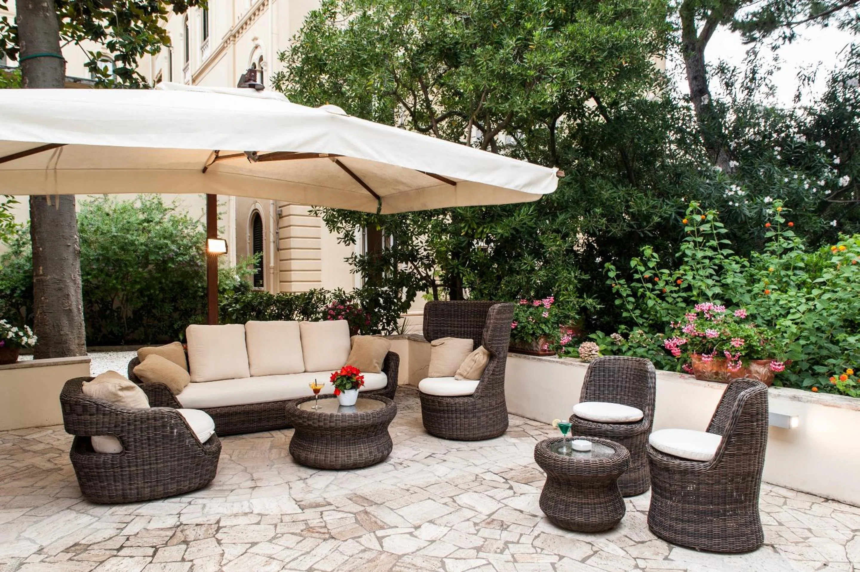 Garden in Grand Hotel Royal