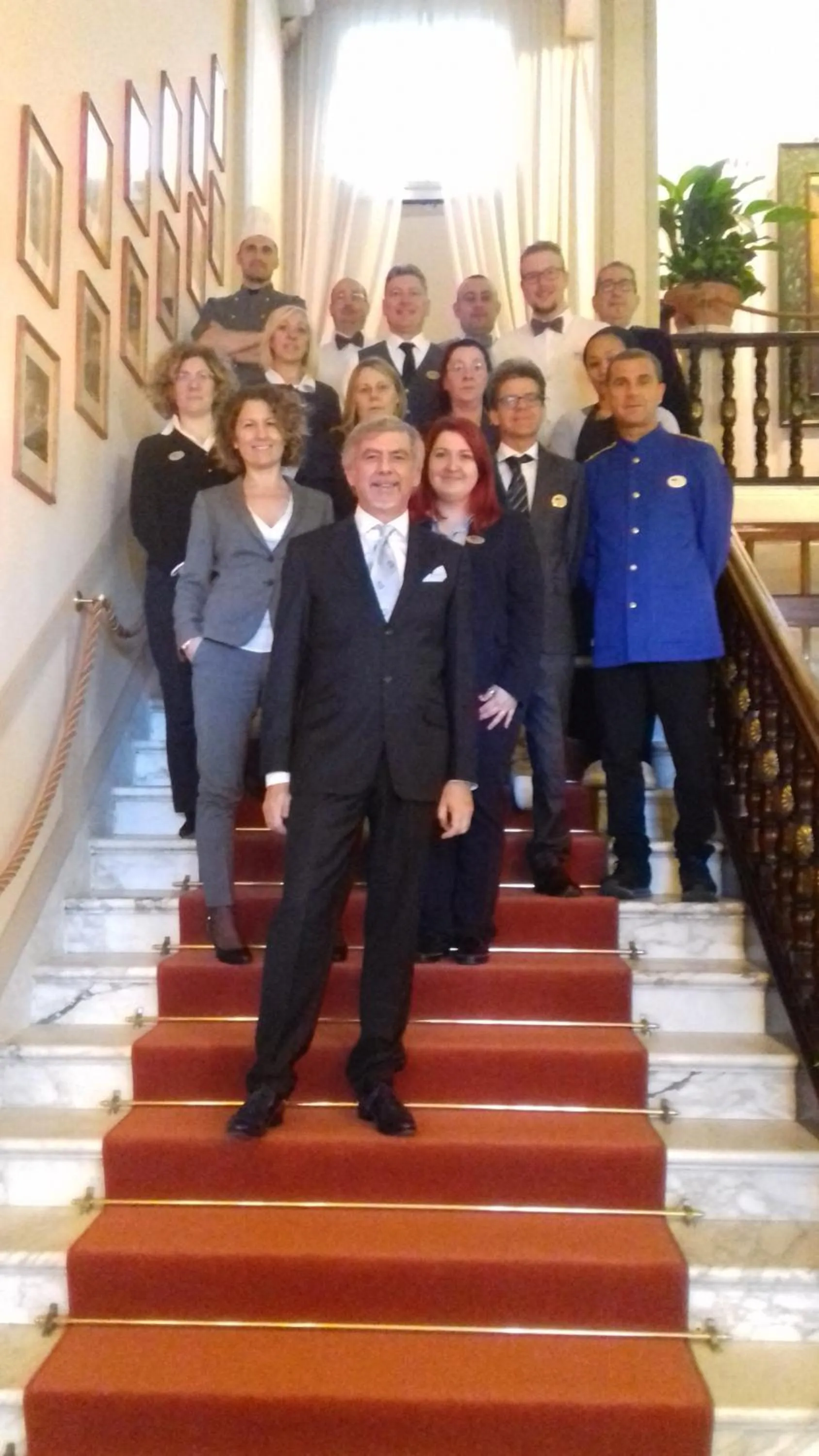 Staff in Grand Hotel Royal