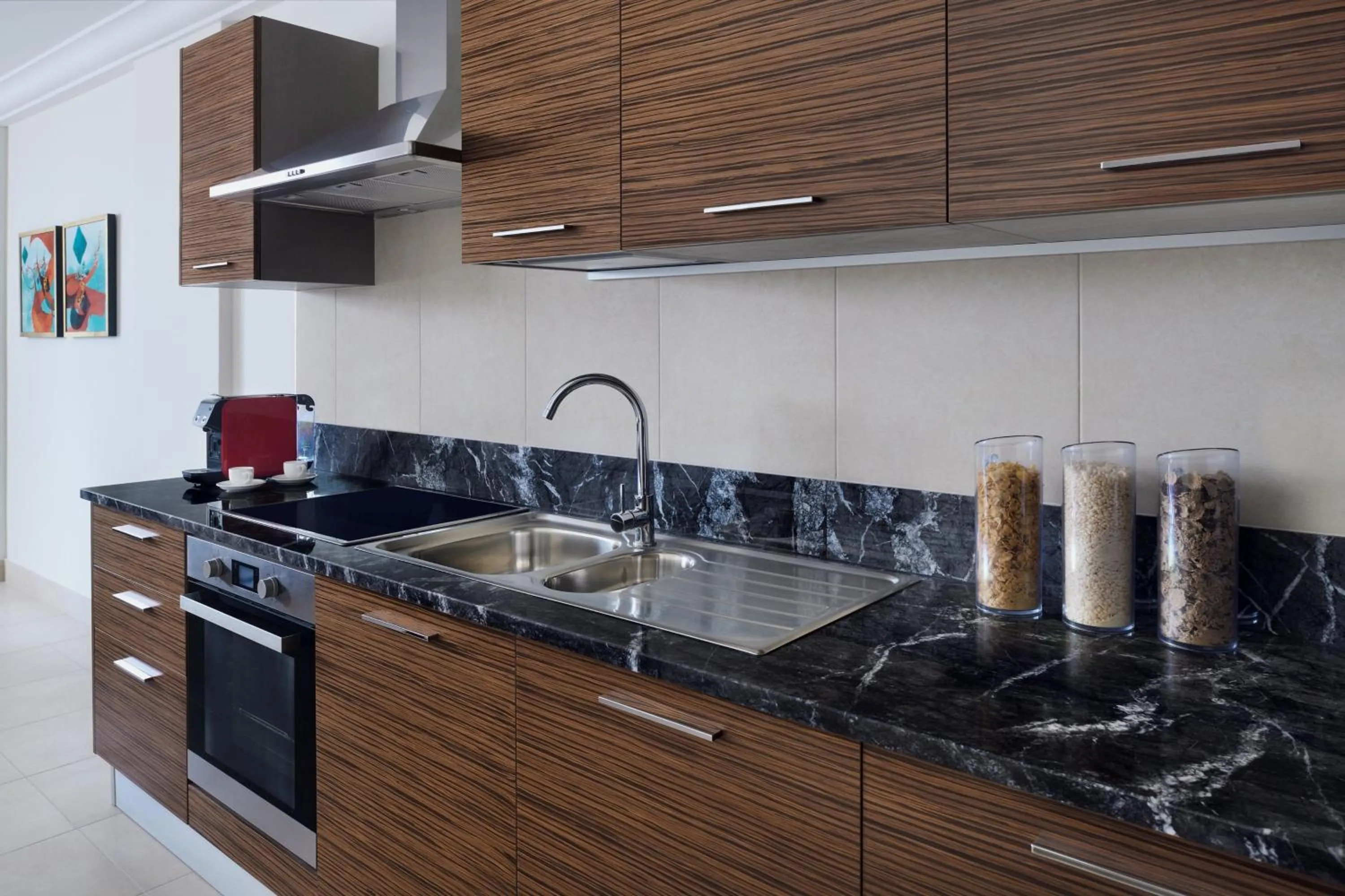 Kitchen or kitchenette in Marriott Executive Apartments Al Khobar