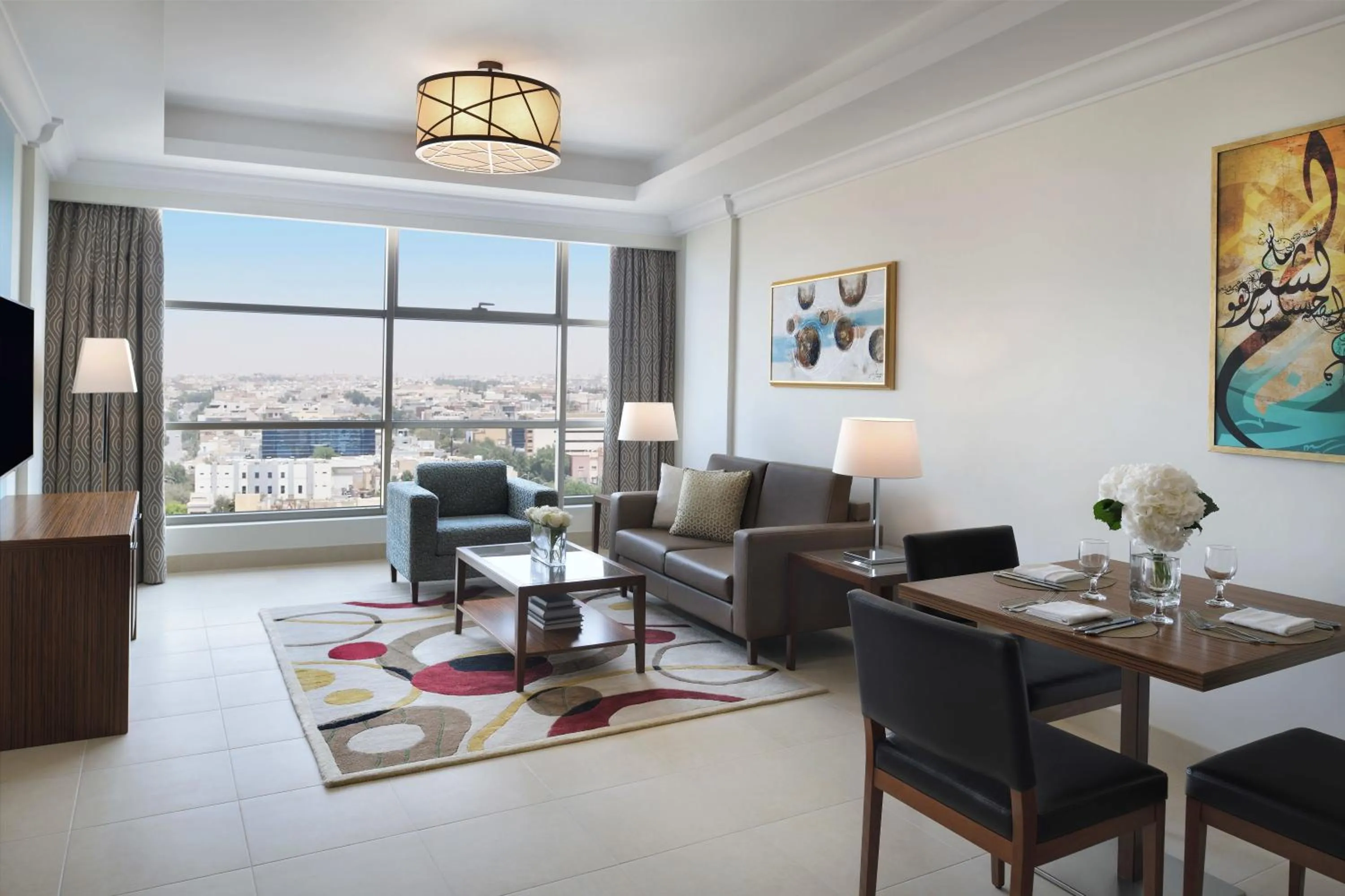 Living room in Marriott Executive Apartments Al Khobar