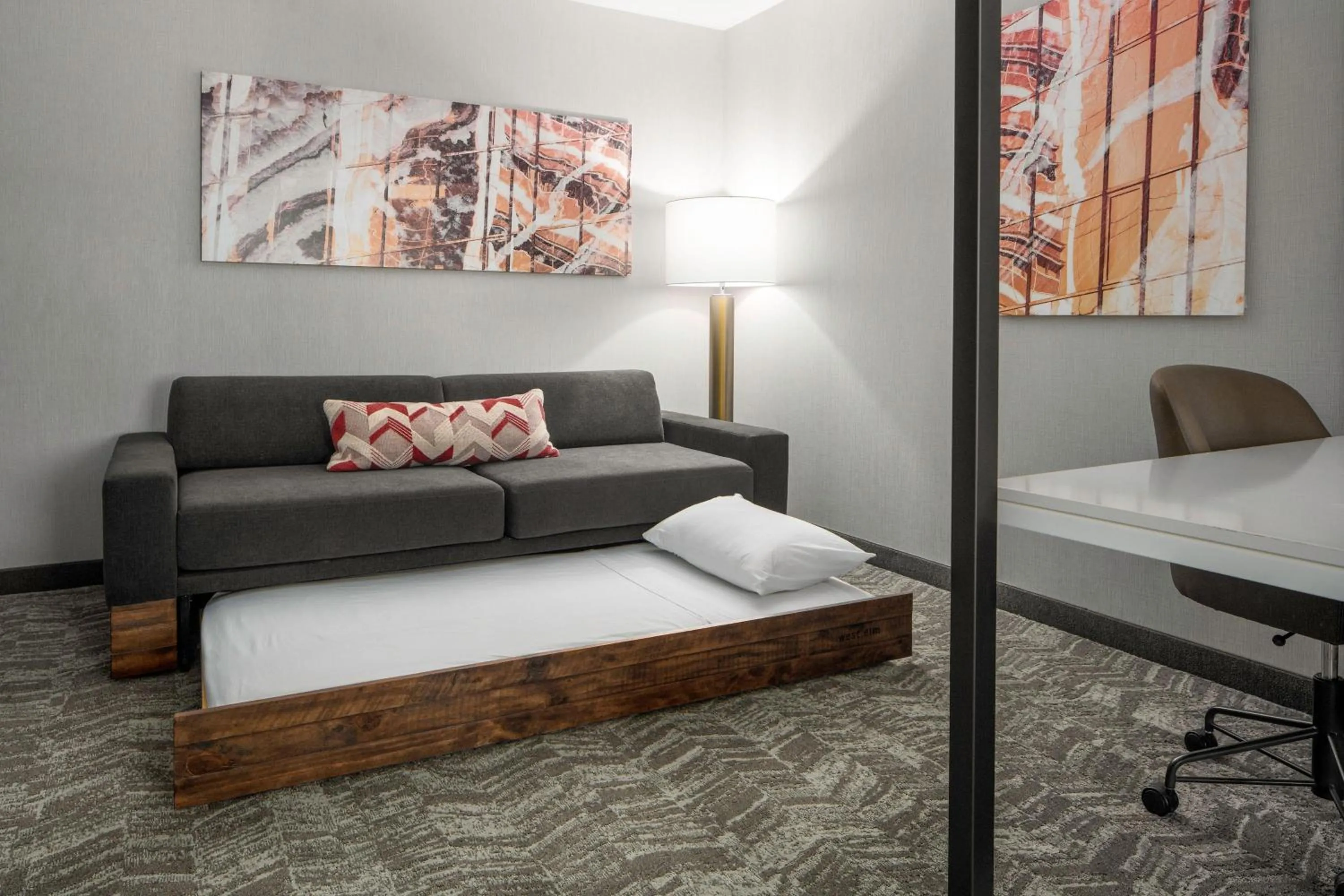 Bedroom, Bed in SpringHill Suites by Marriott Raleigh Apex