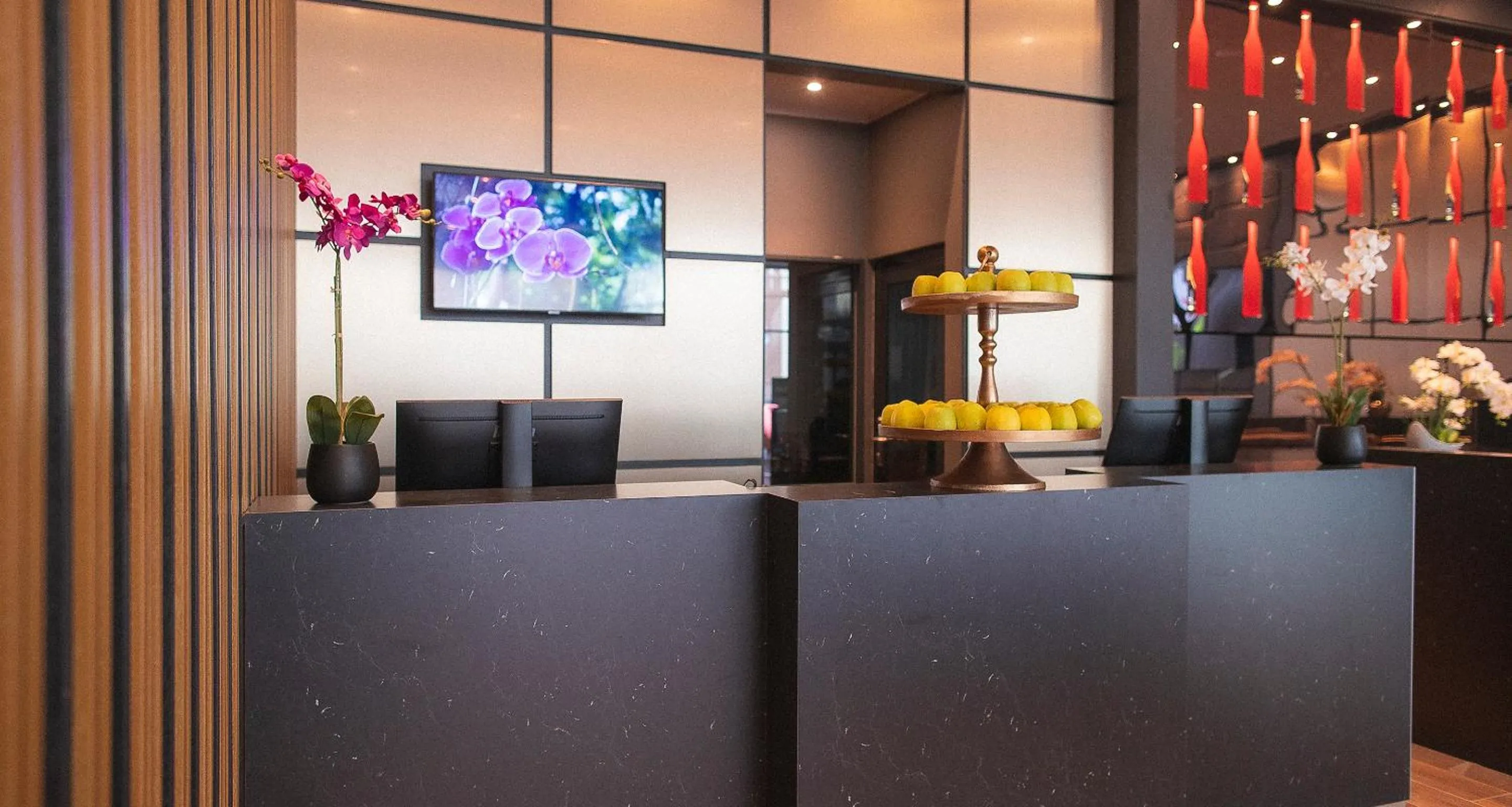 Lobby or reception in PLAZA Premium Heidelberg