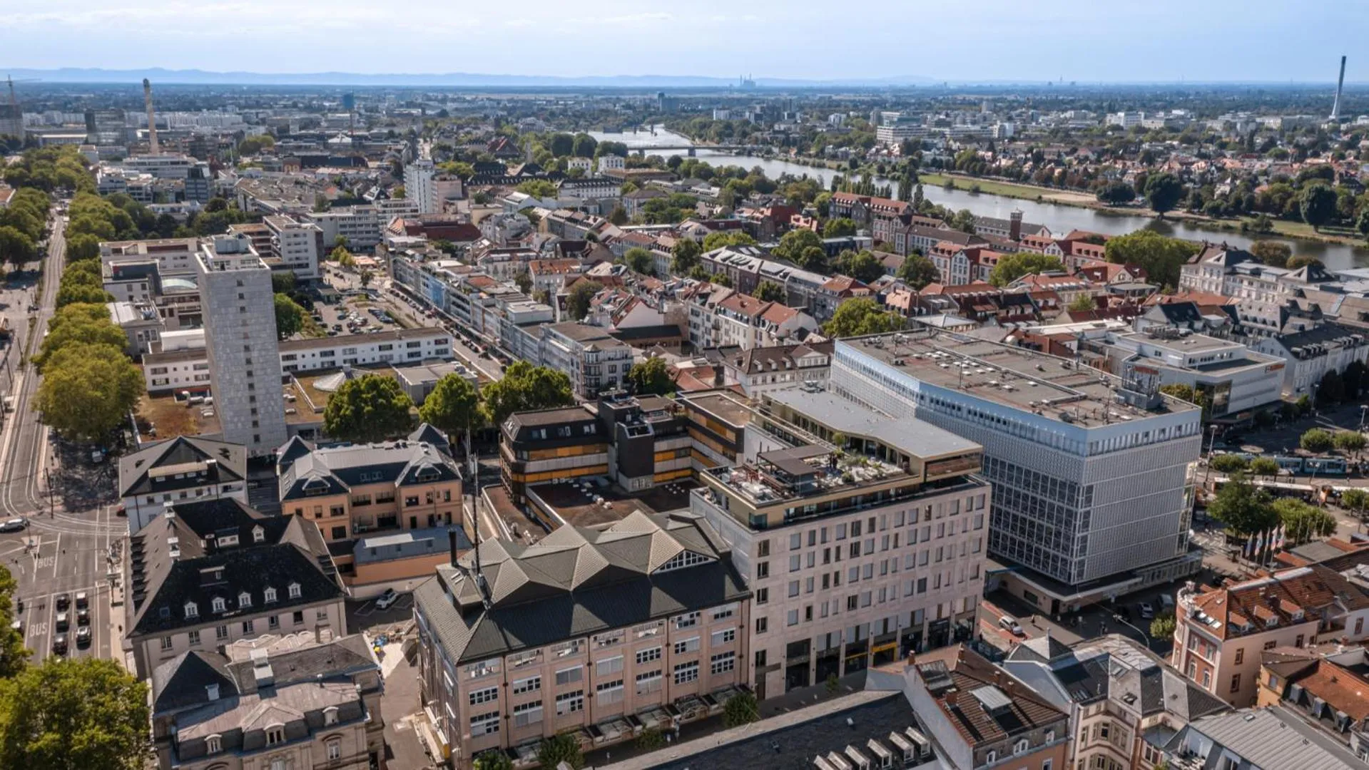 Bird's eye view in PLAZA Premium Heidelberg