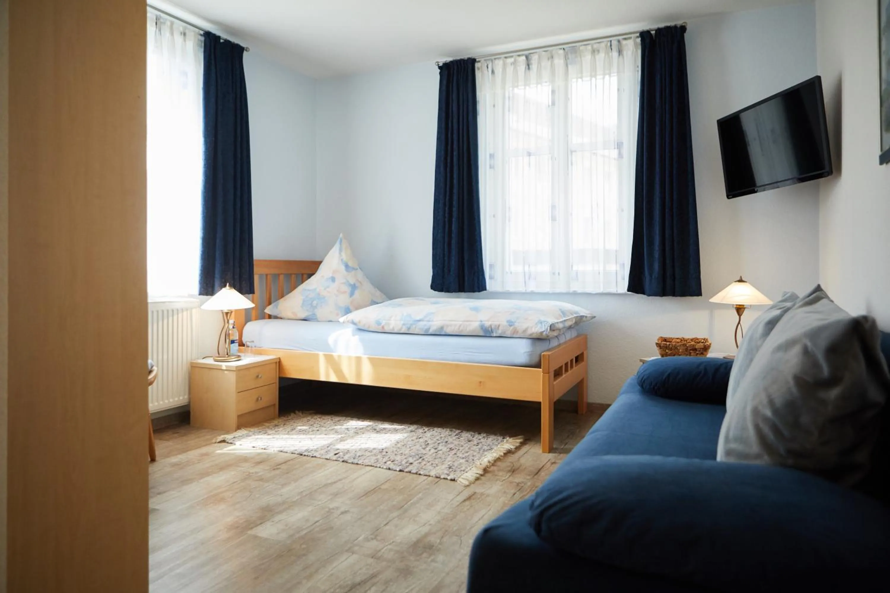 Bed in Gasthof & Pension Steppacher