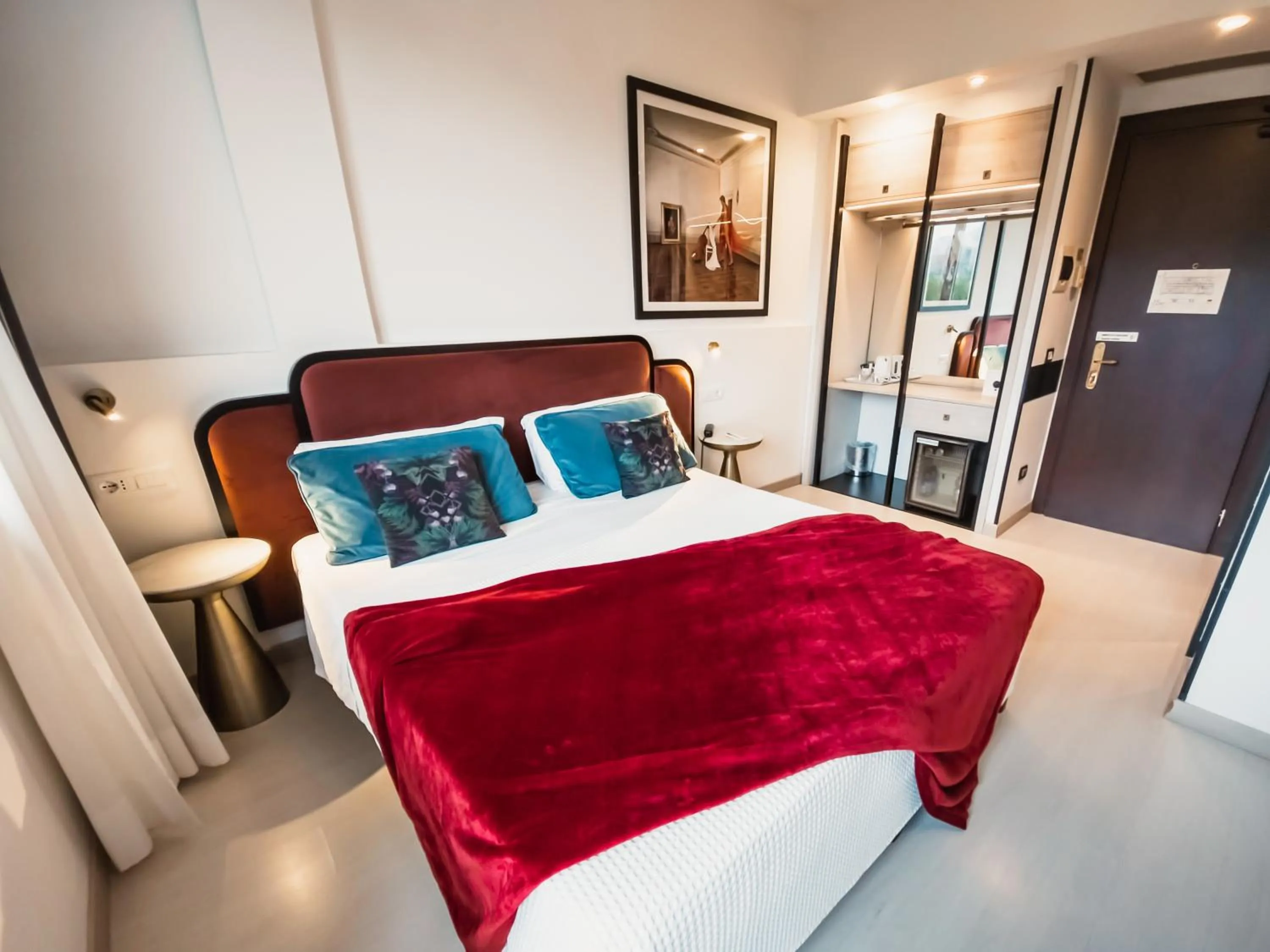 Bed in Art Hotel Milano