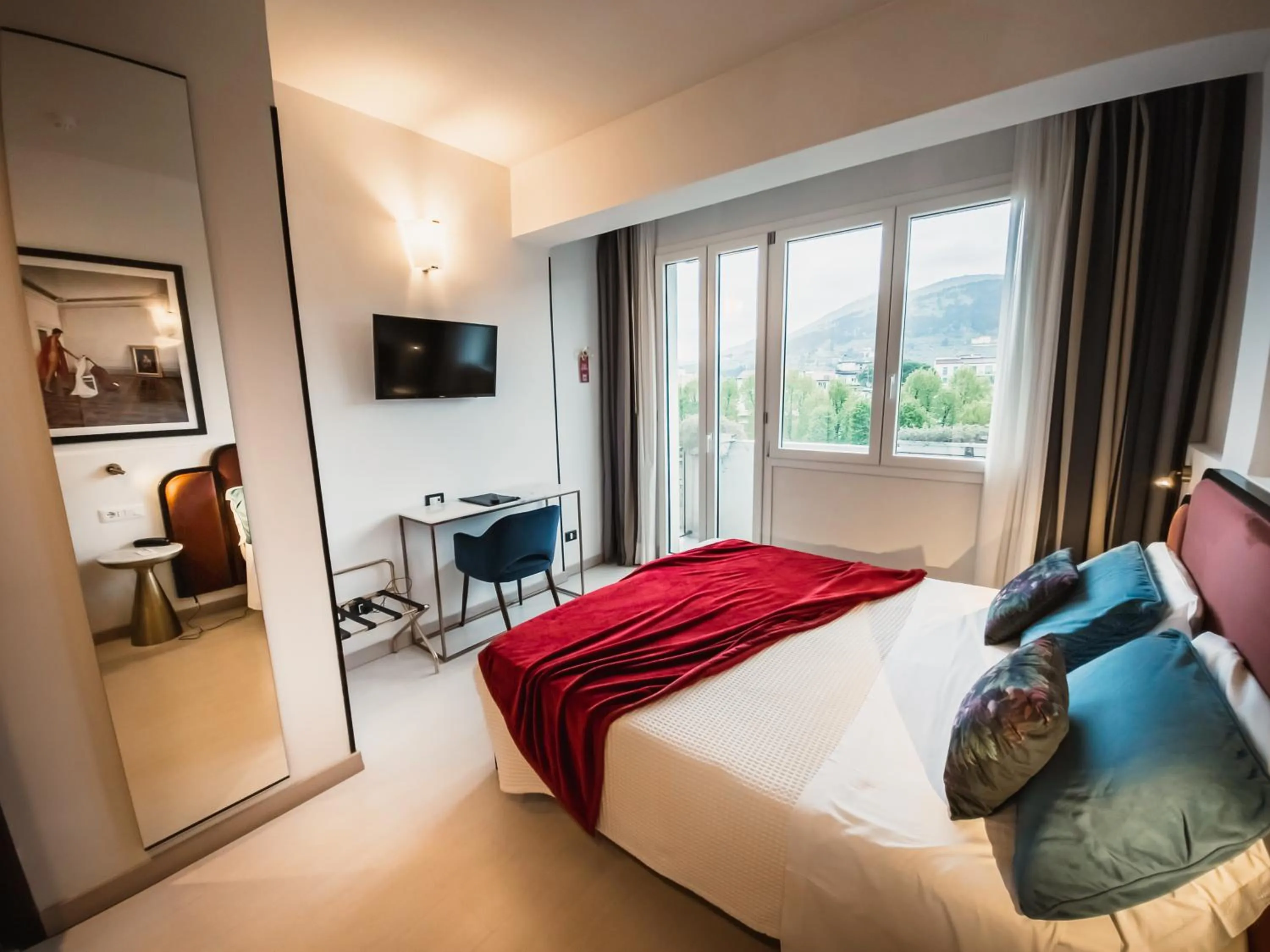 Bedroom, Bed in Art Hotel Milano