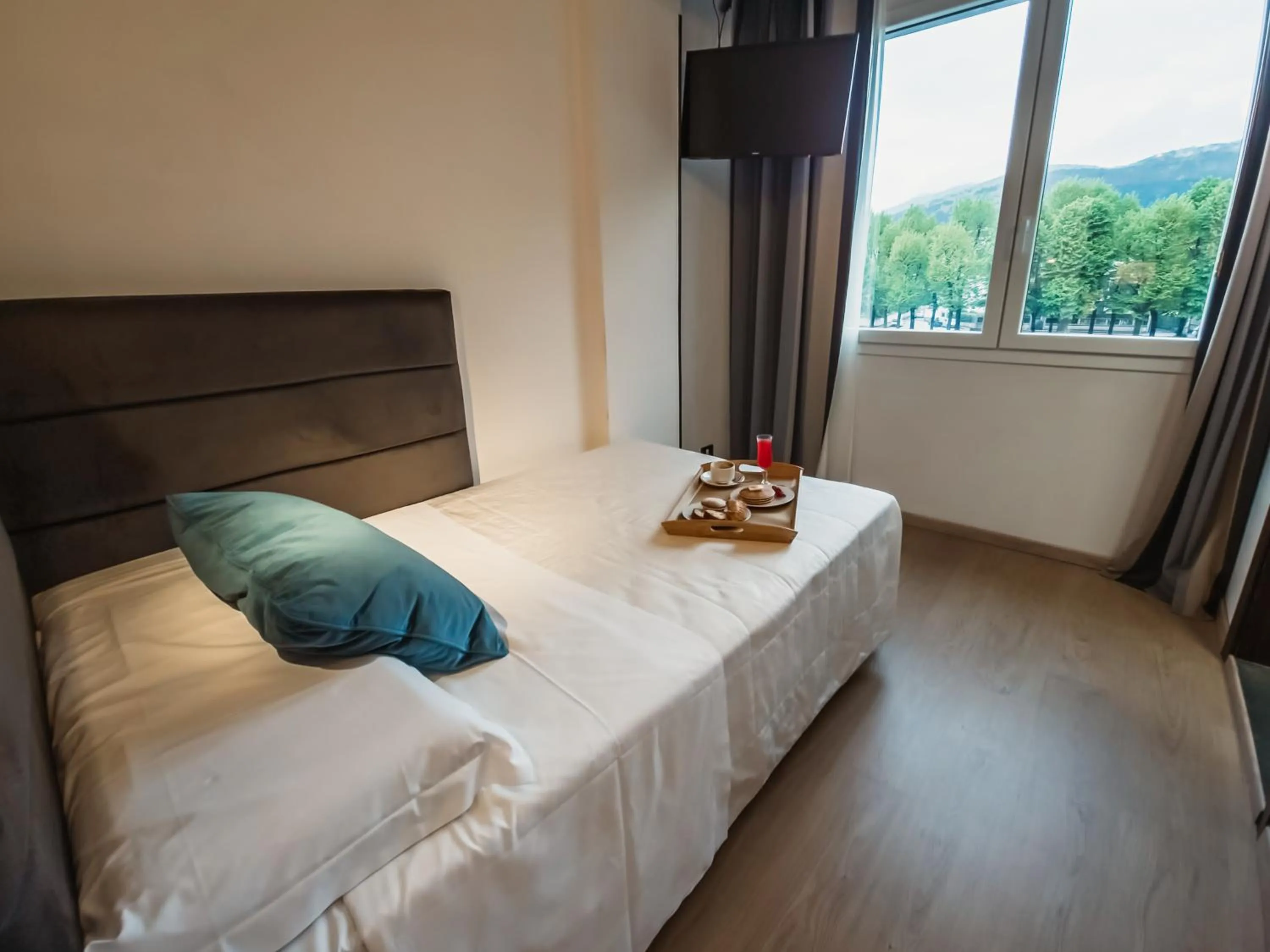 Bed in Art Hotel Milano