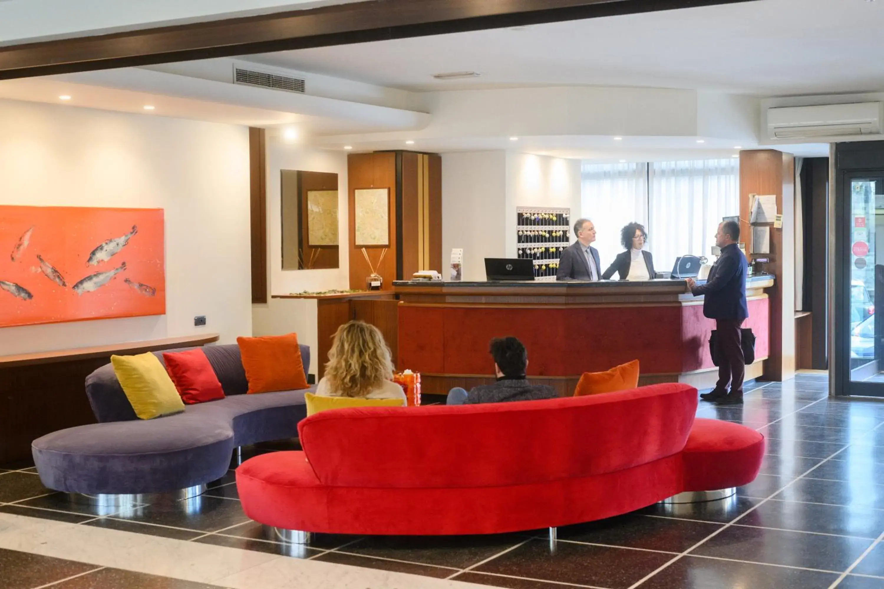 Lobby or reception in Art Hotel Milano Lobby or reception in Art Hotel Milano