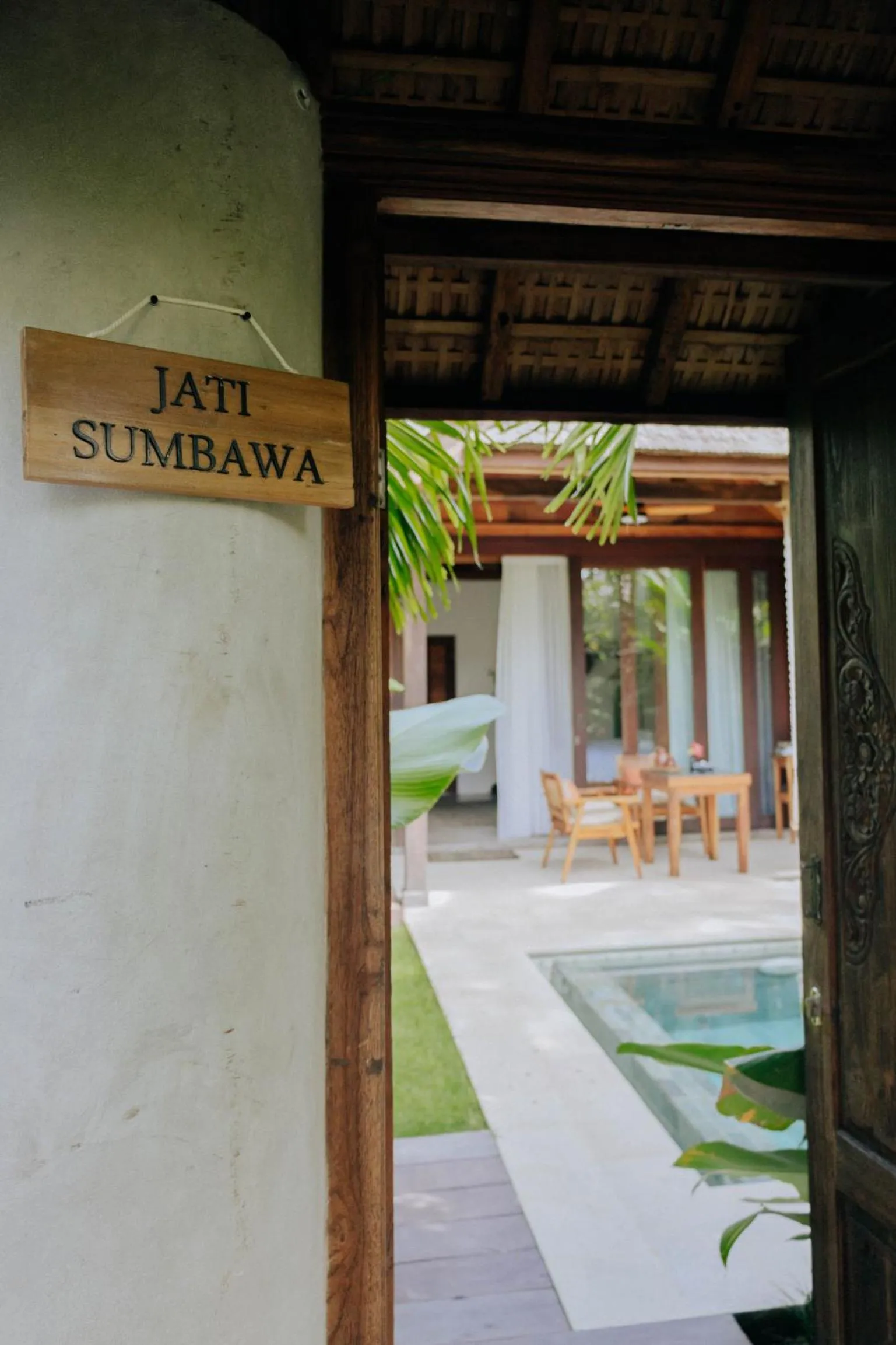 Facade/entrance in Jati Kuta Lombok