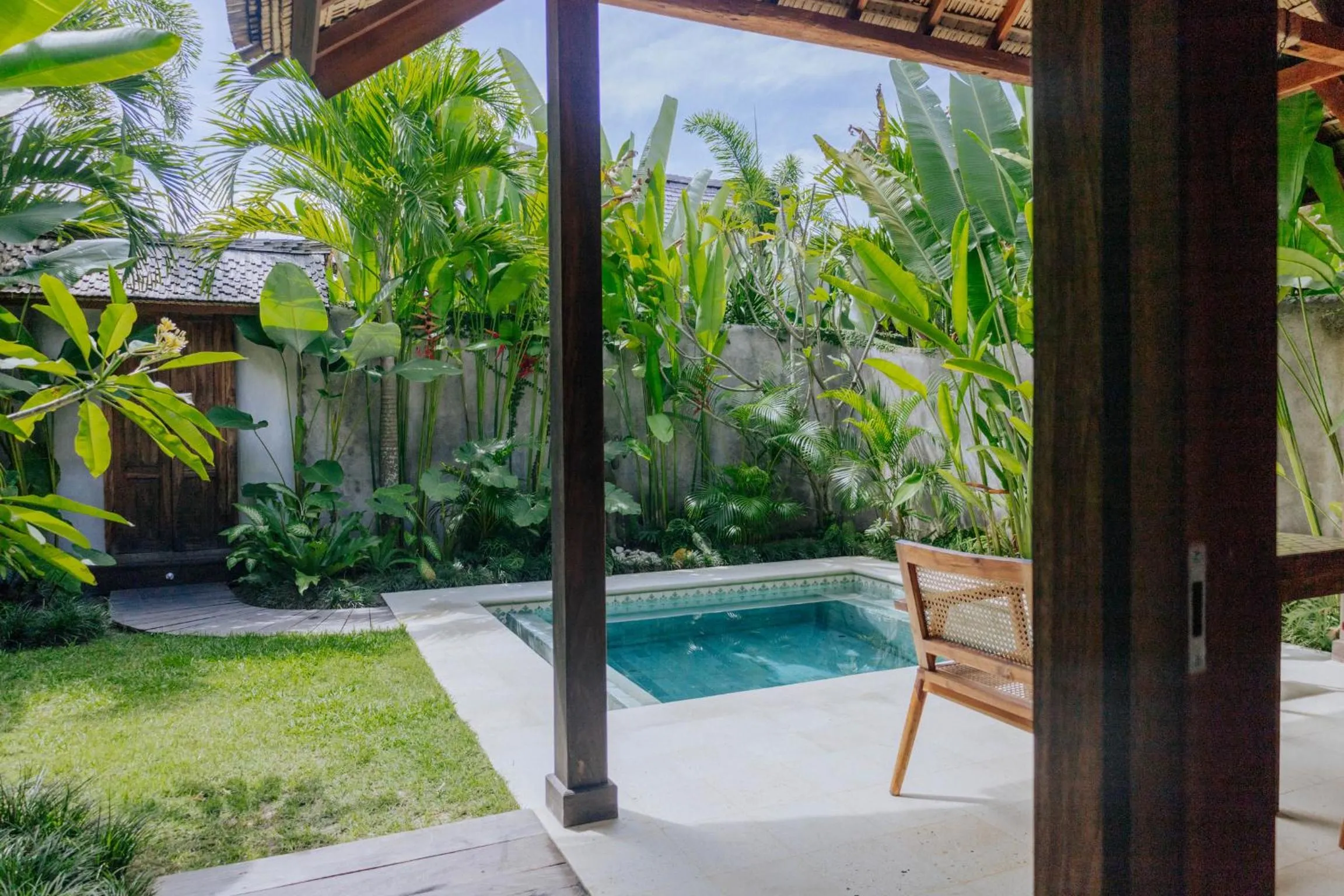 Pool view in Jati Kuta Lombok