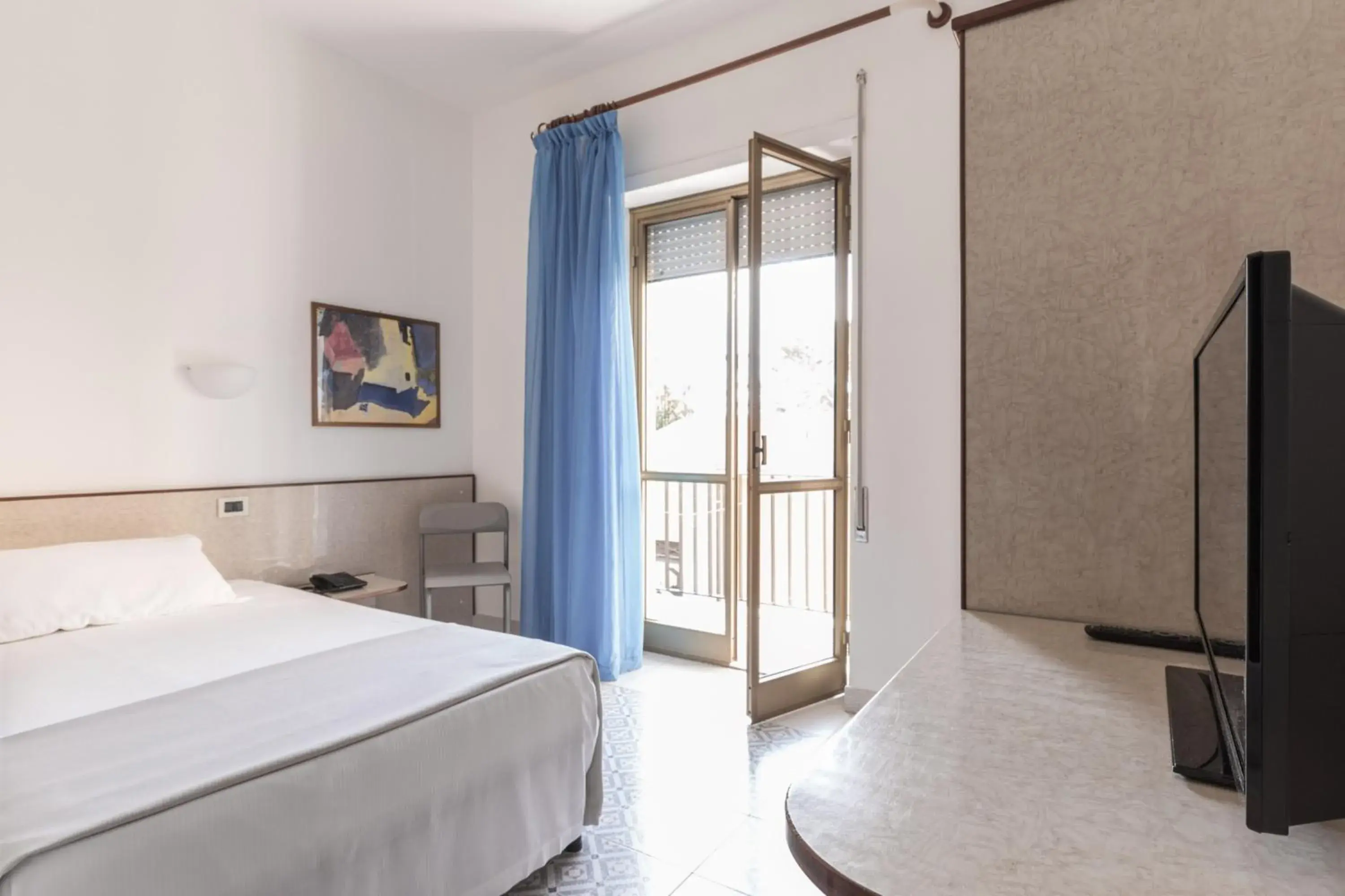 Bed in Hotel Serapo Bed in Hotel Serapo