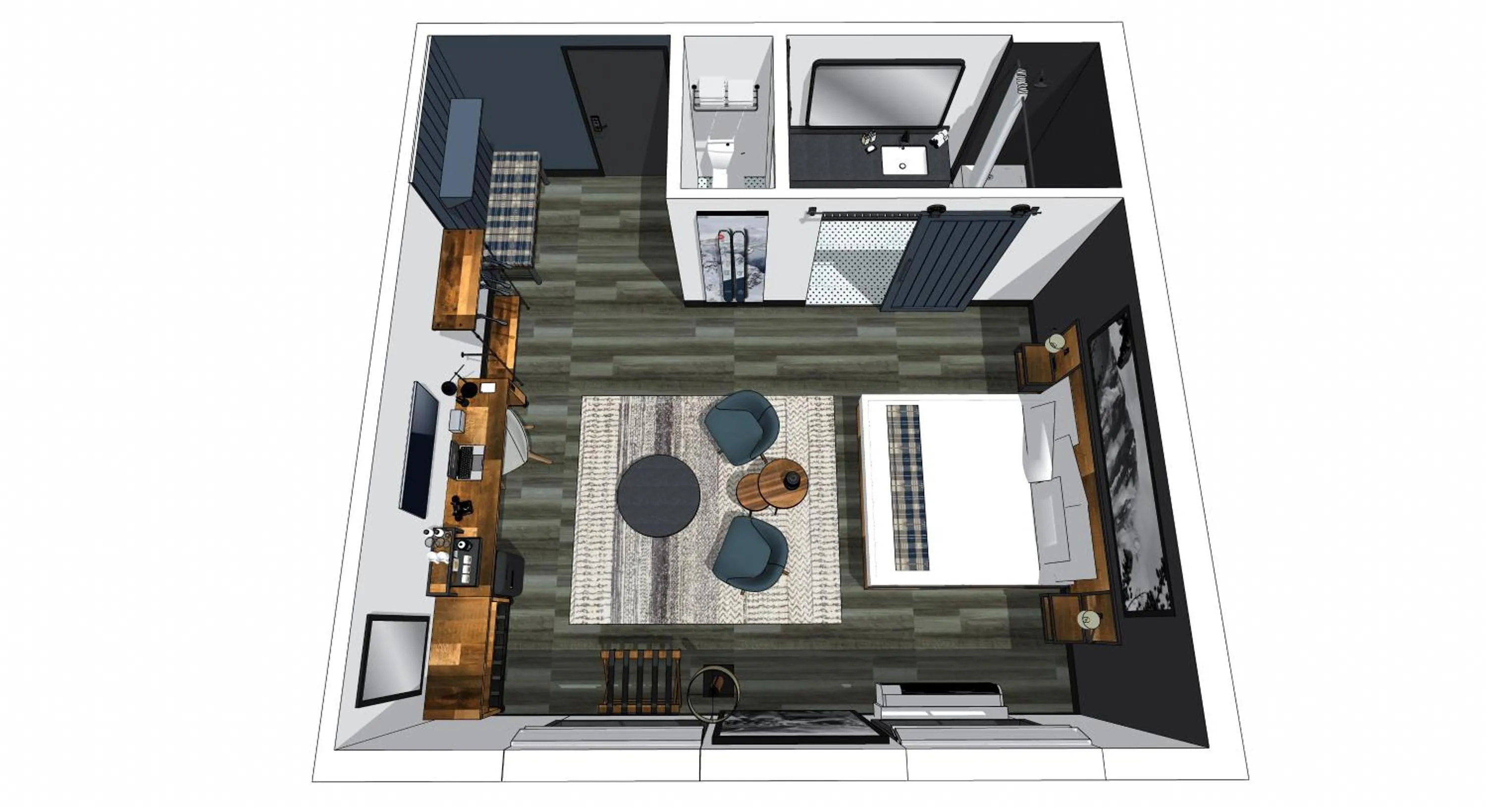 Bathroom in Gravity Haus