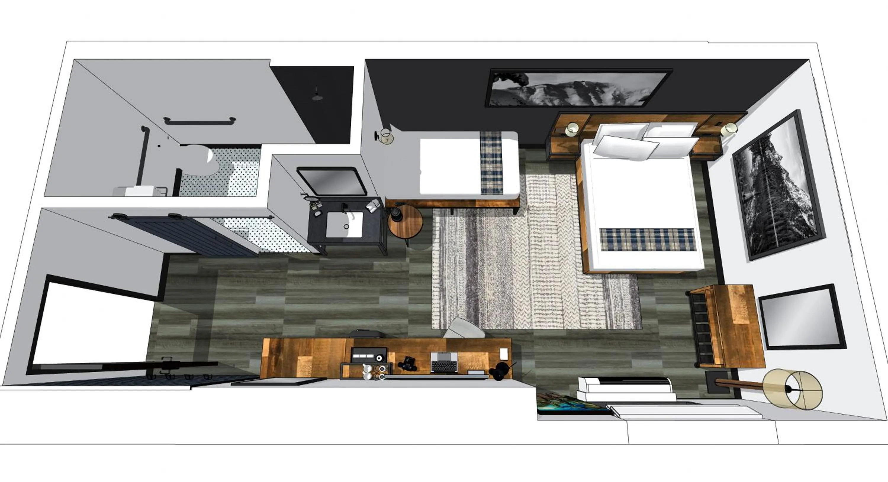 Bathroom in Gravity Haus