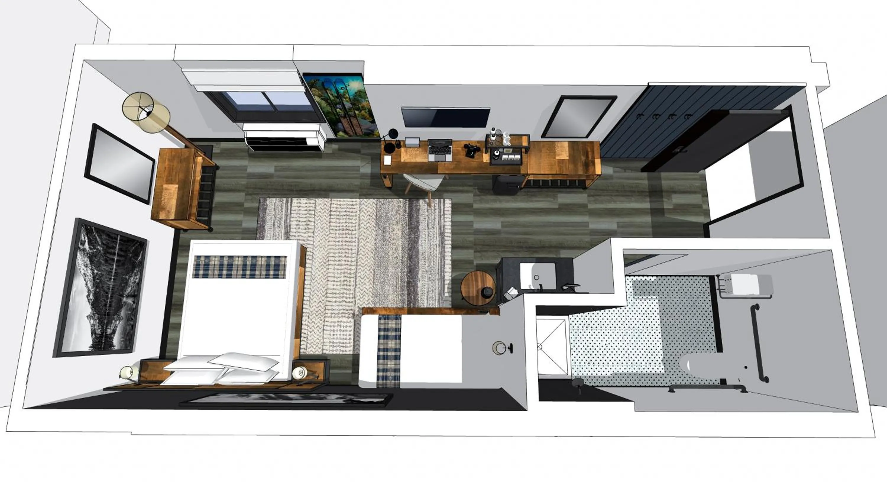 Bathroom in Gravity Haus