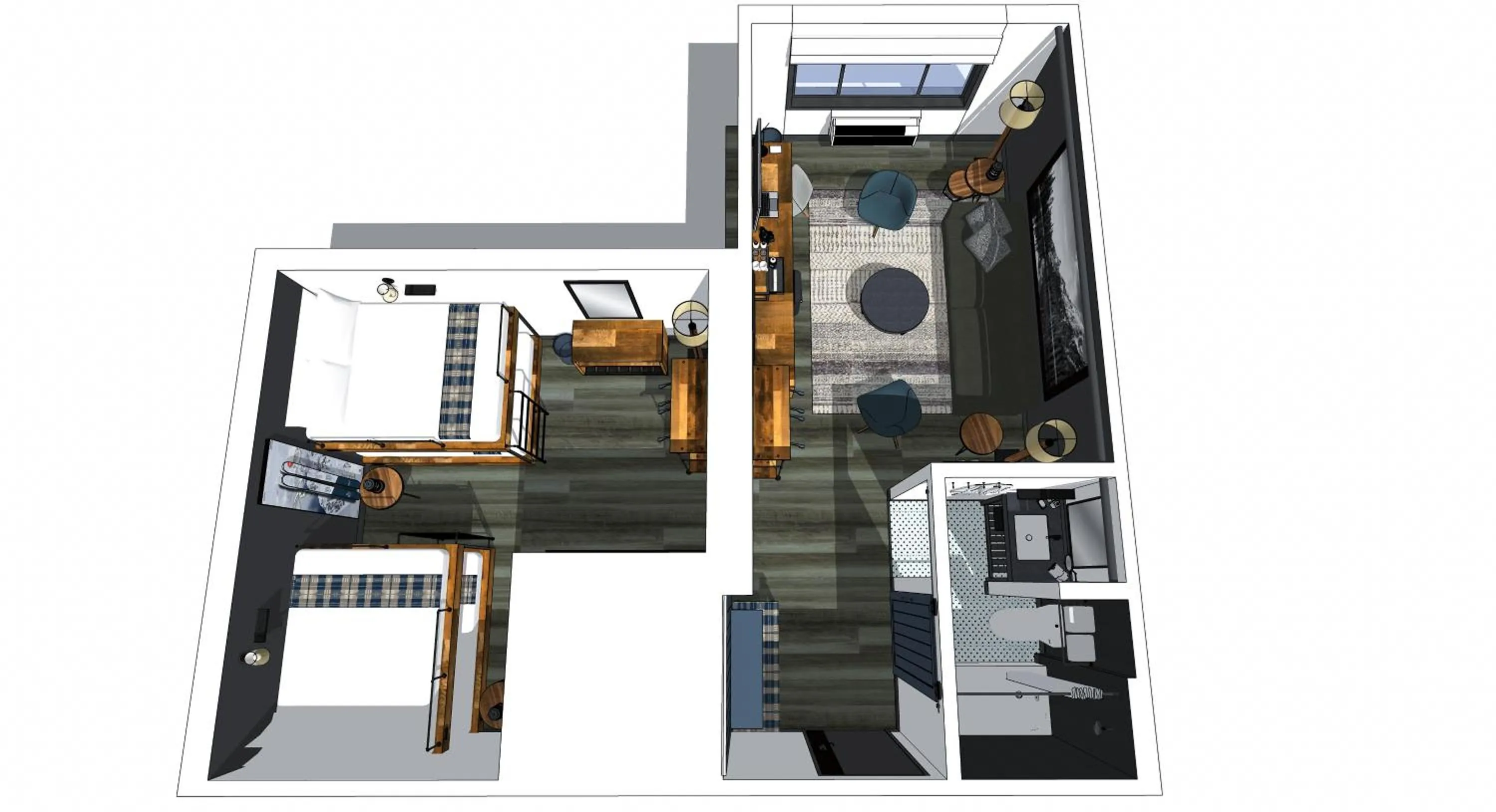 Bathroom in Gravity Haus