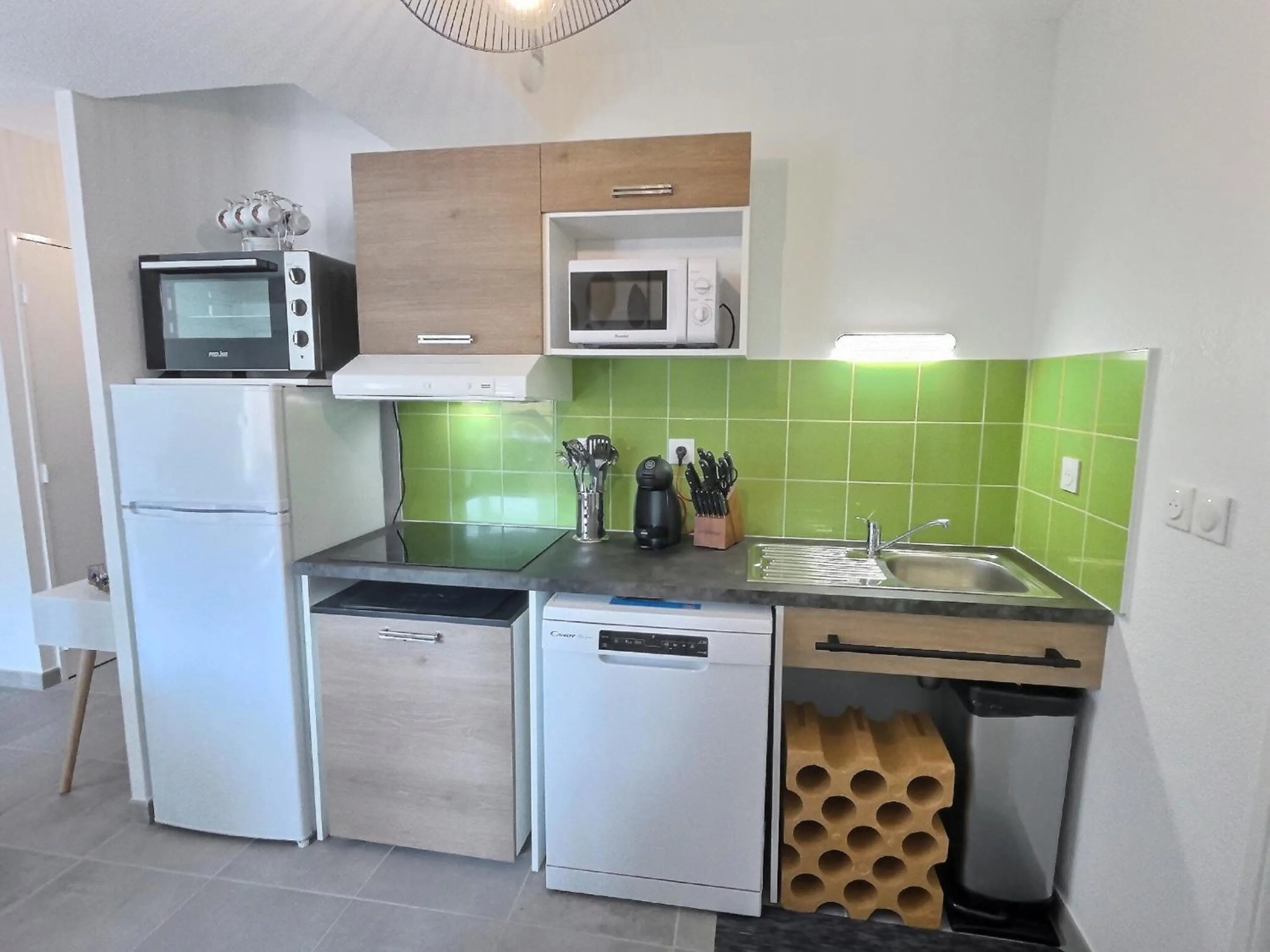 Kitchen or kitchenette in Vacancéole - Résidence La Dune