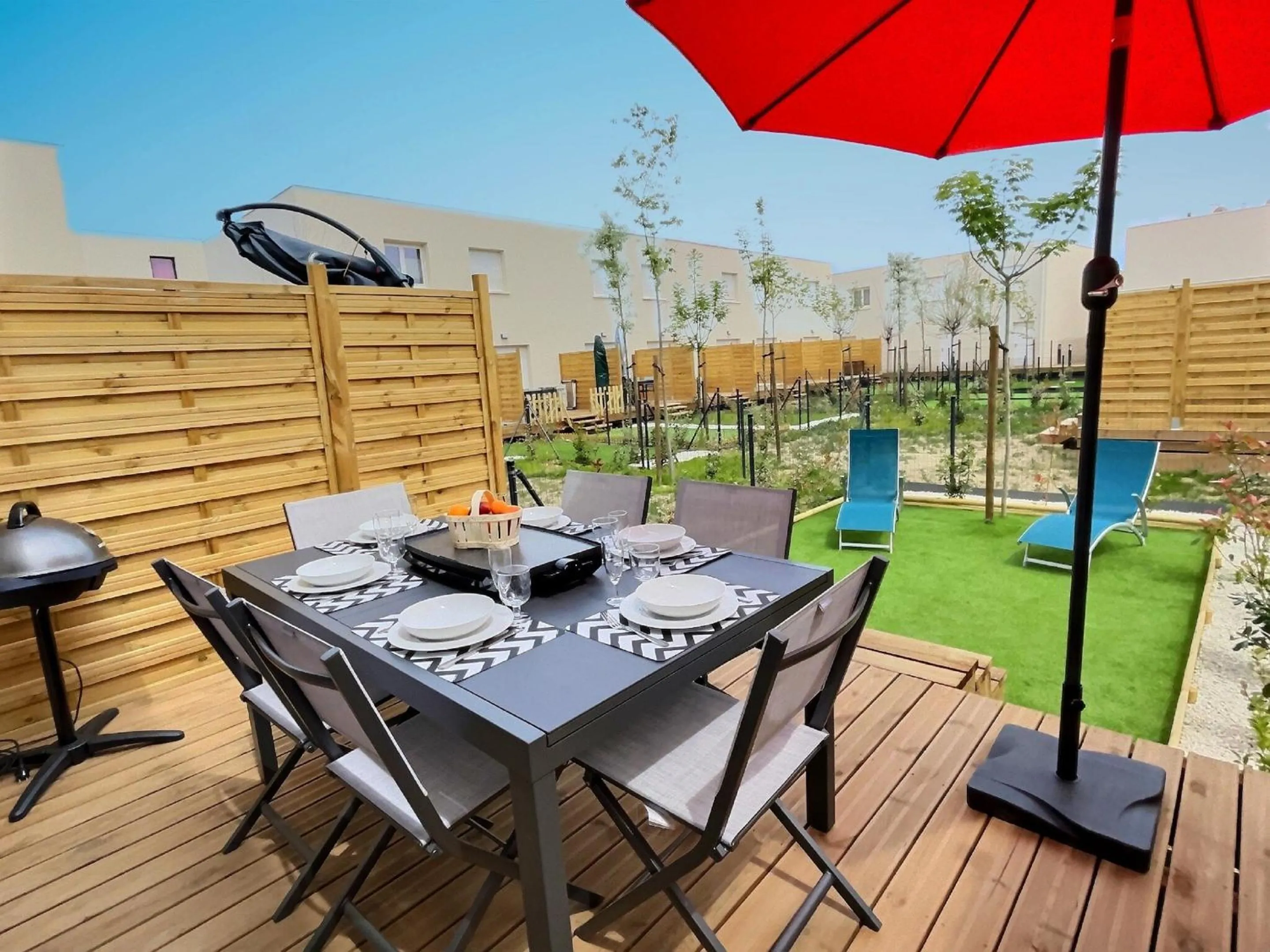 Patio in Vacancéole - Résidence La Dune