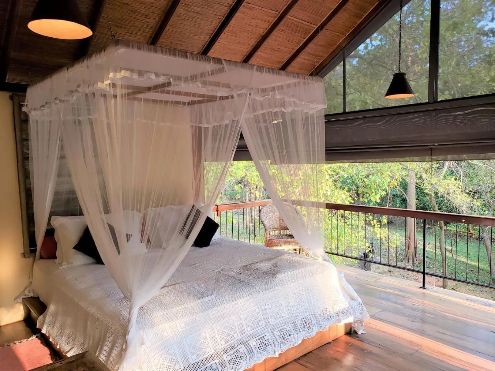 Photo of the whole room, Bed in The River House Dambulla by The Serendipity Collection
